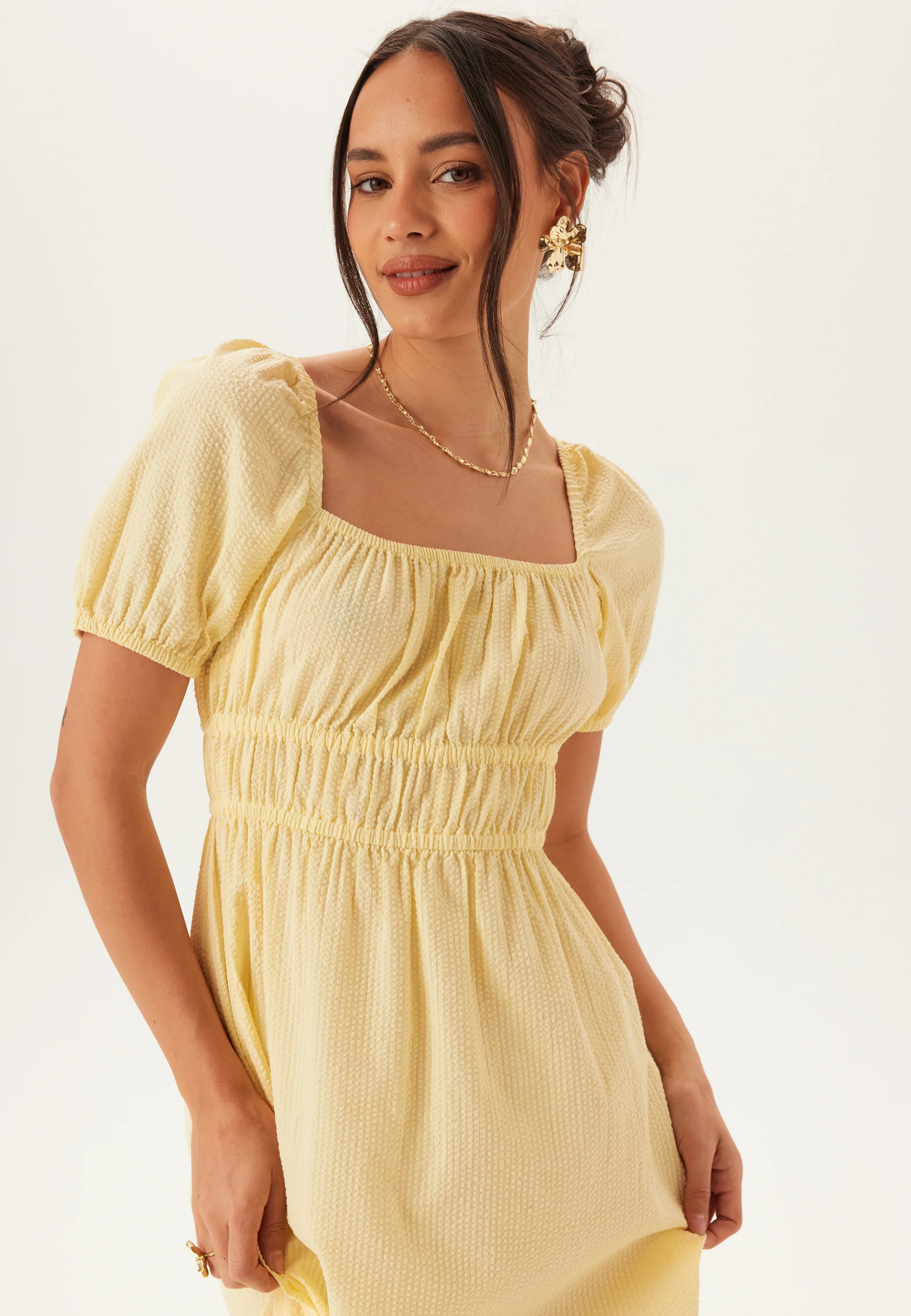 Square Neck Cotton Maxi Dress - Image 4