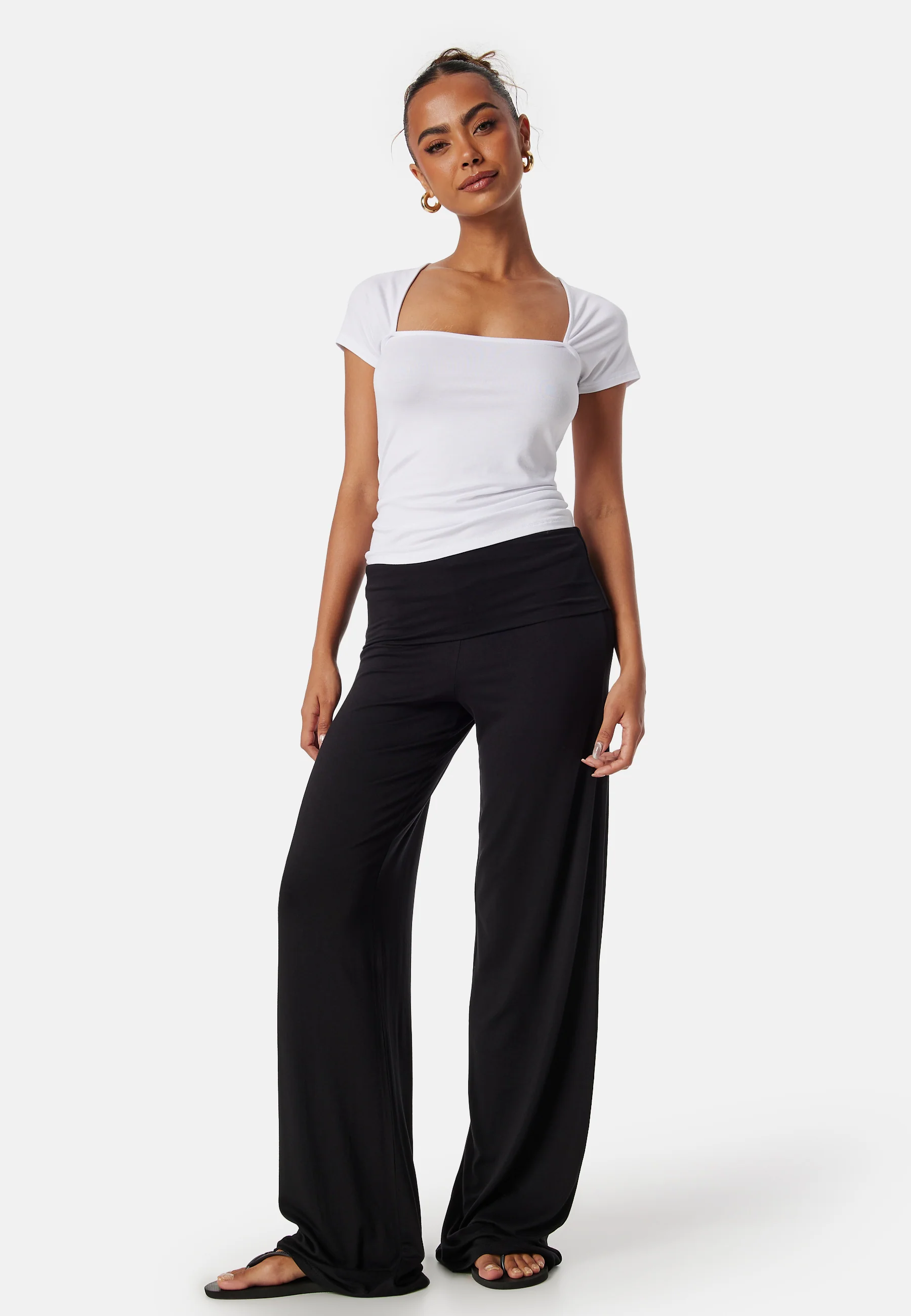 Square Neck Short Sleeve Top - Image 3