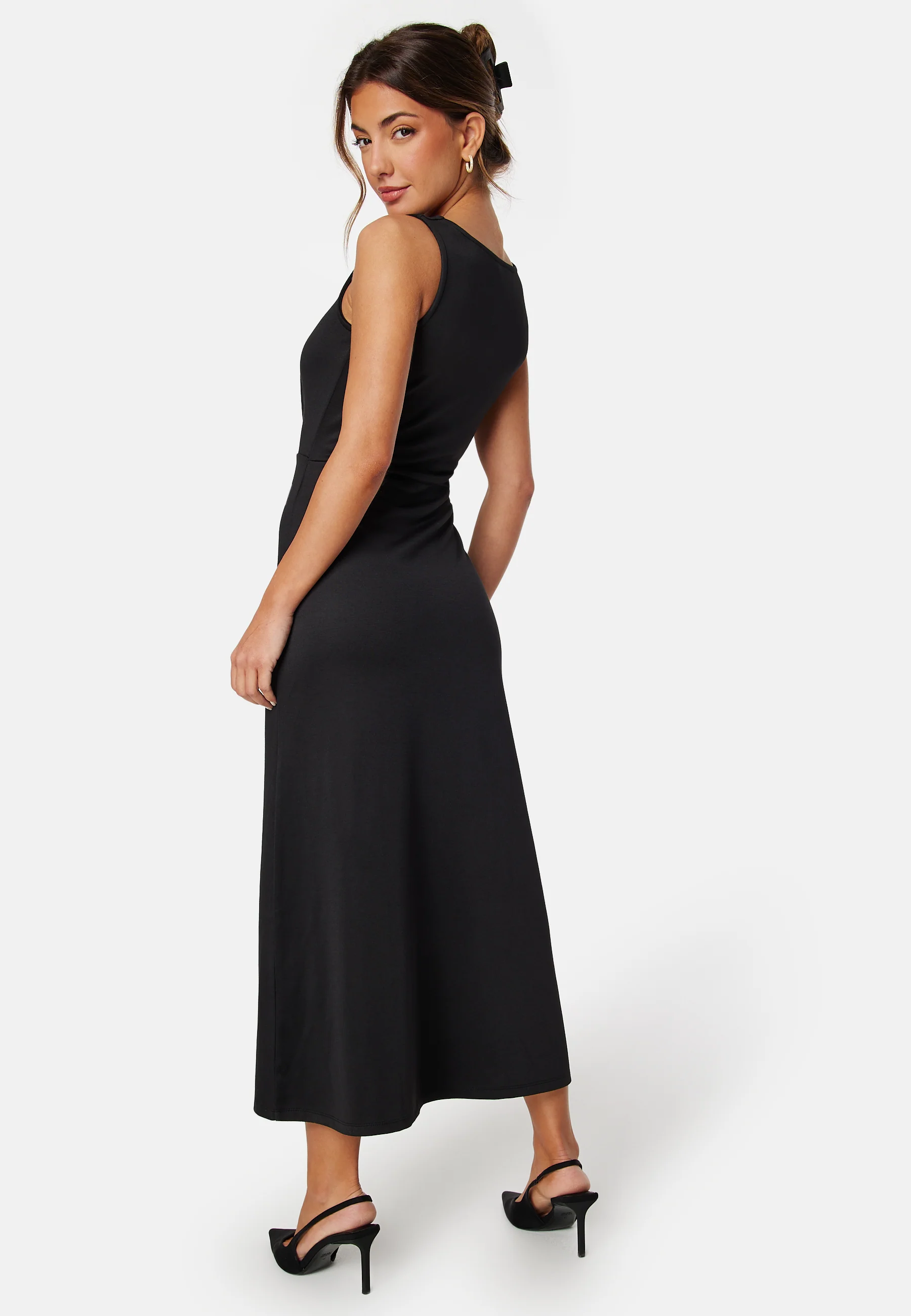 Square Neck Sleeveless Slit Dress - Image 4