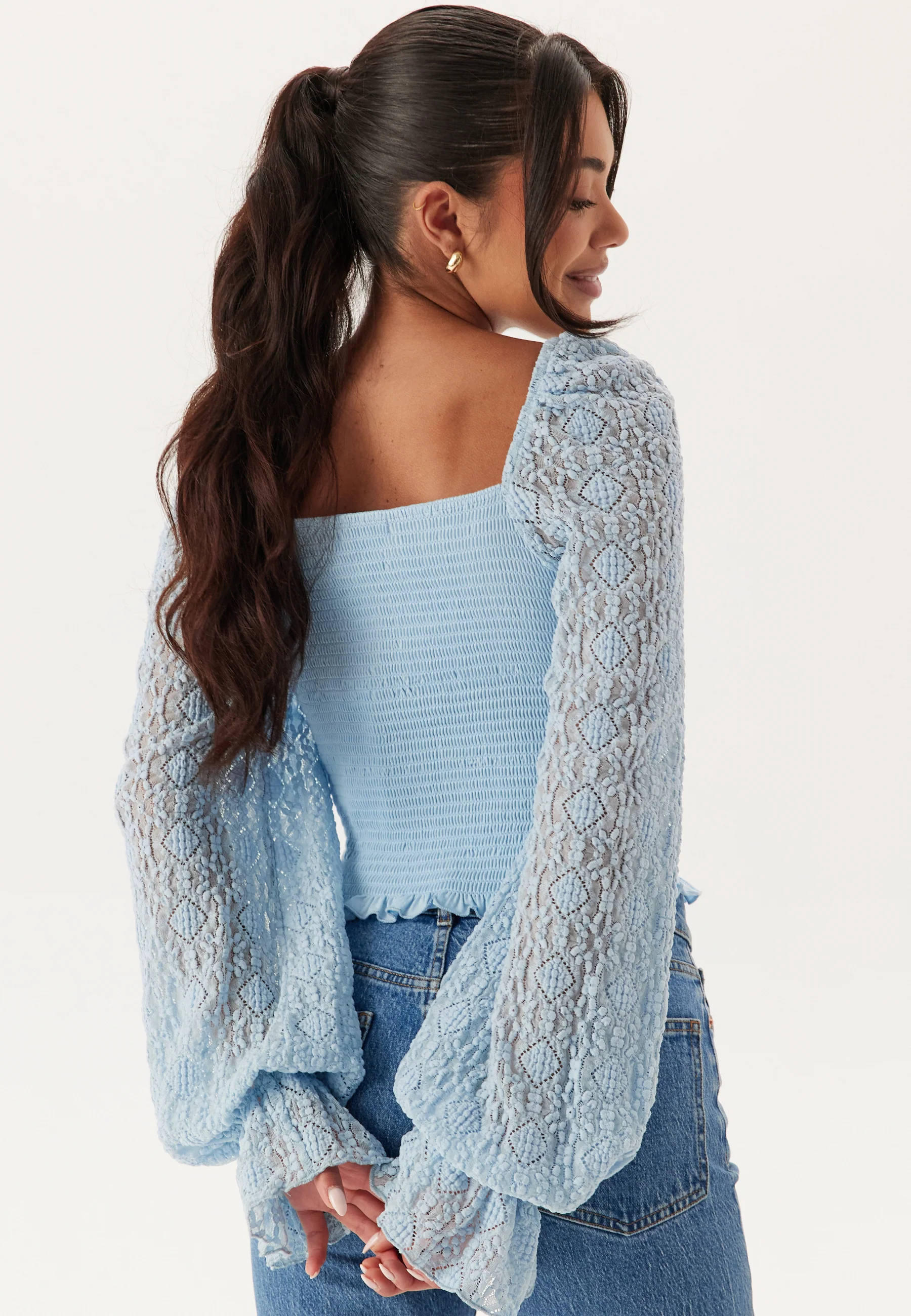 Square Neck Smock Top - Image 2