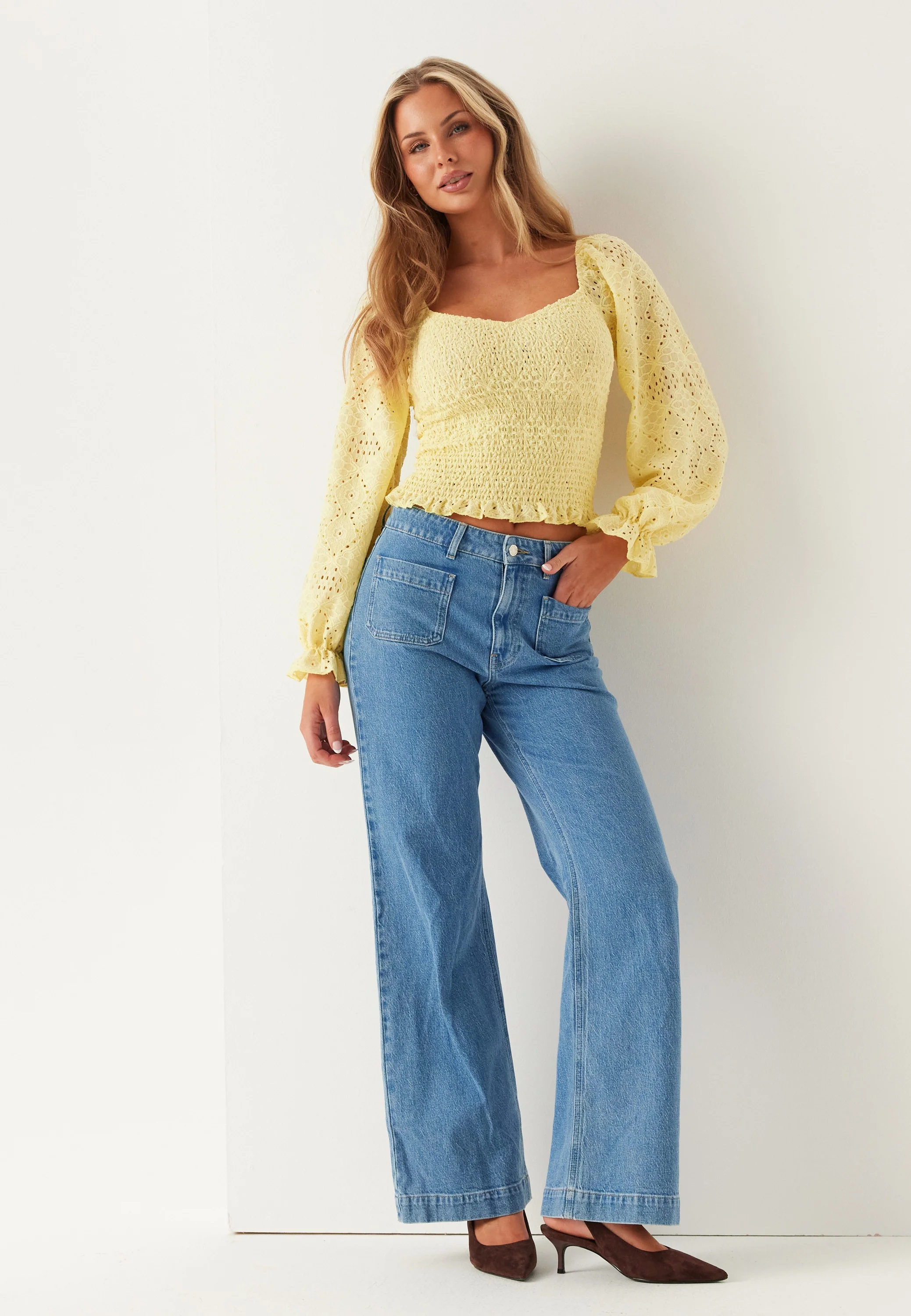 Square Neck Smock Top - Image 2