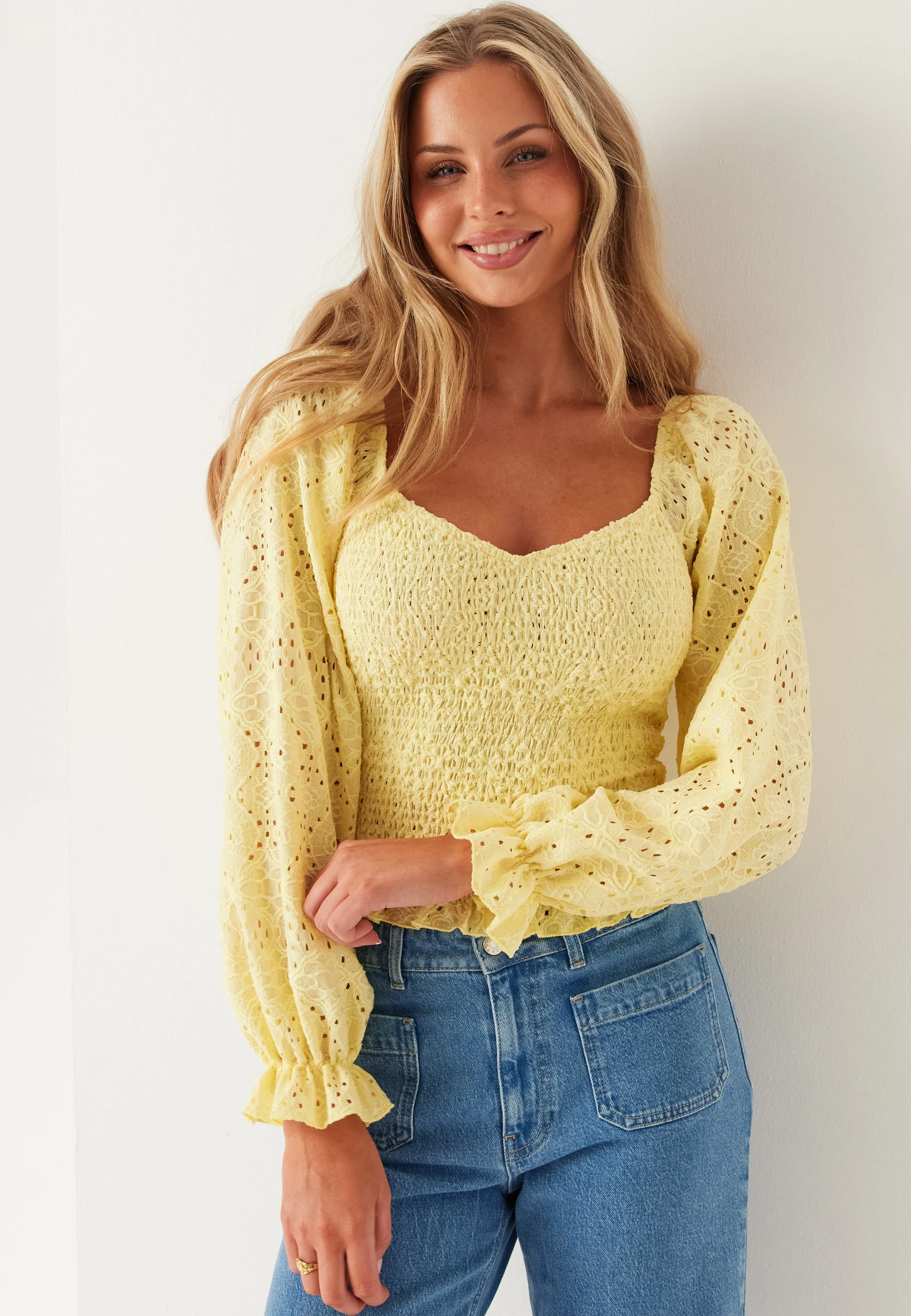 Square Neck Smock Top - Image 3