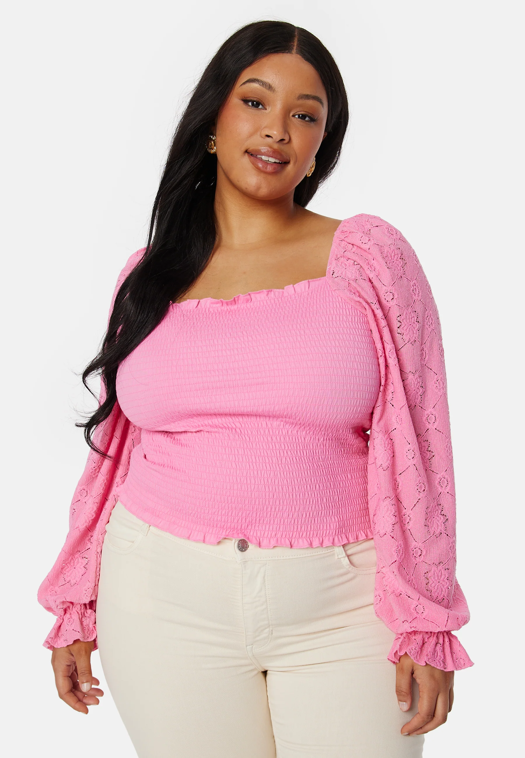 Square Neck Smock Top - Image 5