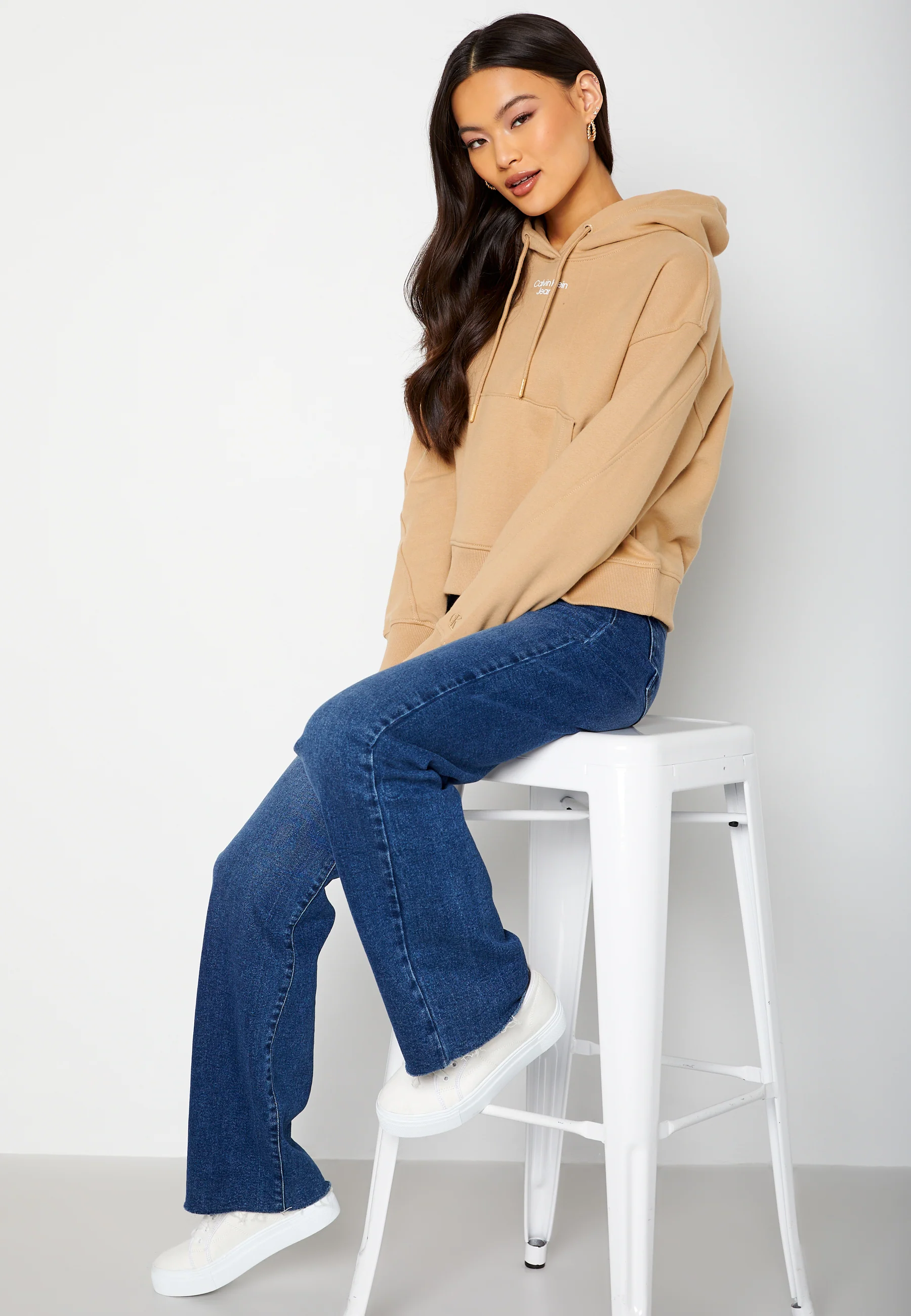 Stacked Logo Hoddie - Image 2