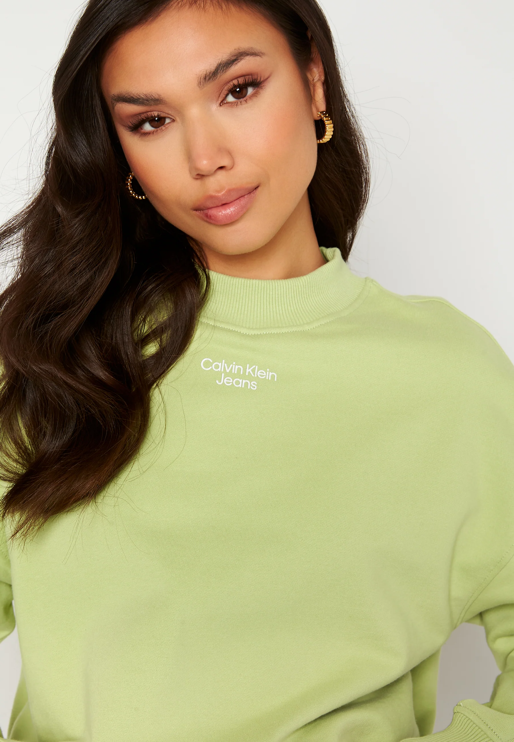 Stacked Logo Mockneck Sweatshirt - Image 4