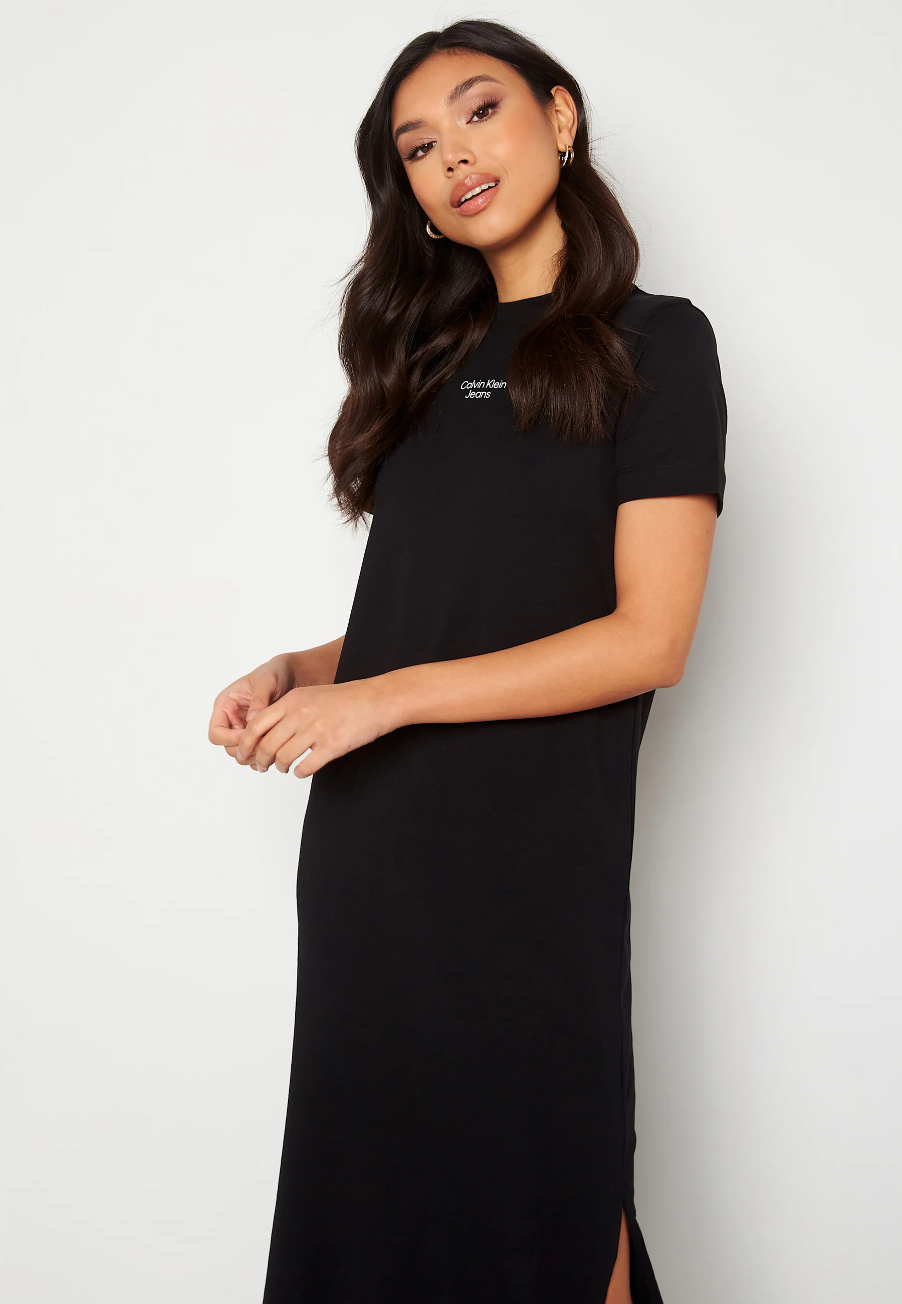 Stacked Logo T-Shirt Dress - Image 3