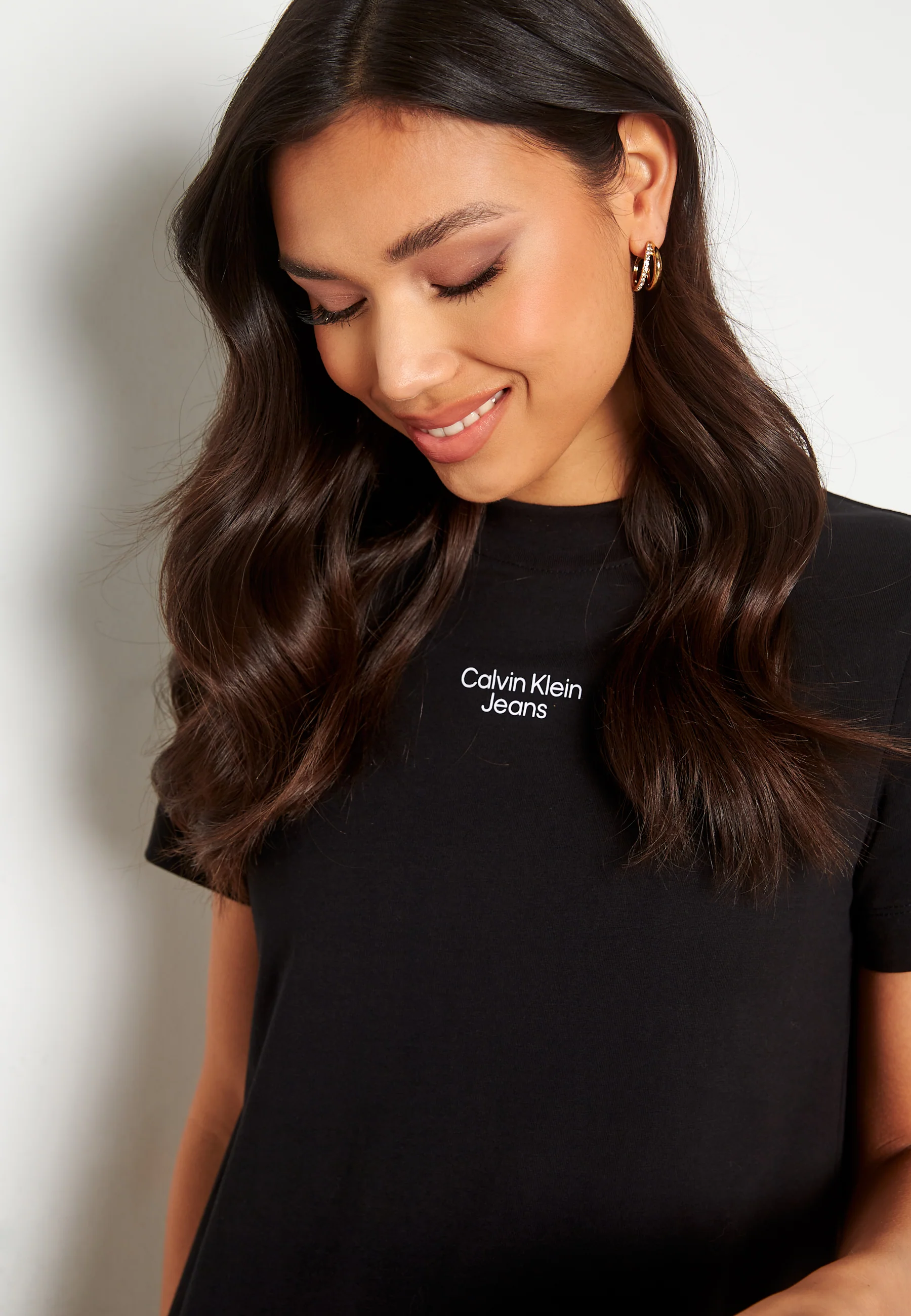 Stacked Logo T-Shirt Dress - Image 4