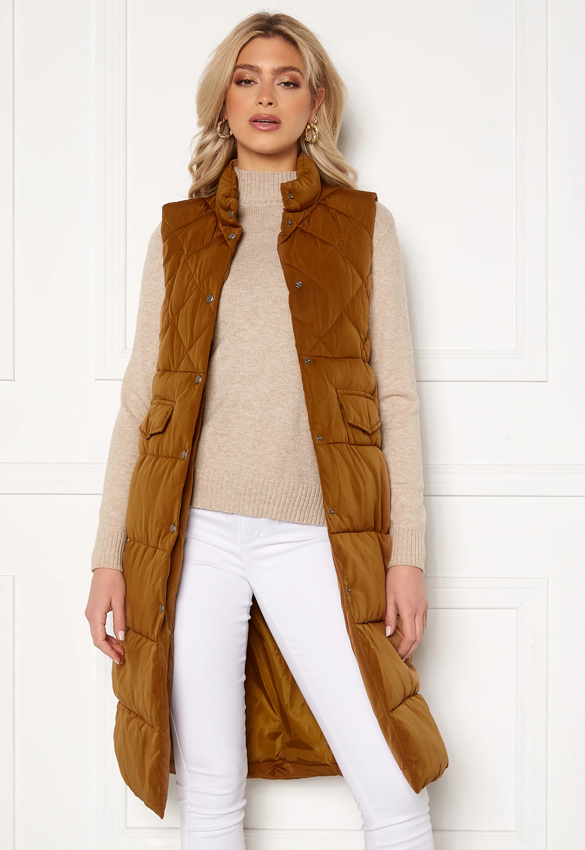Stacy Quilted Waistcoat - Image 2