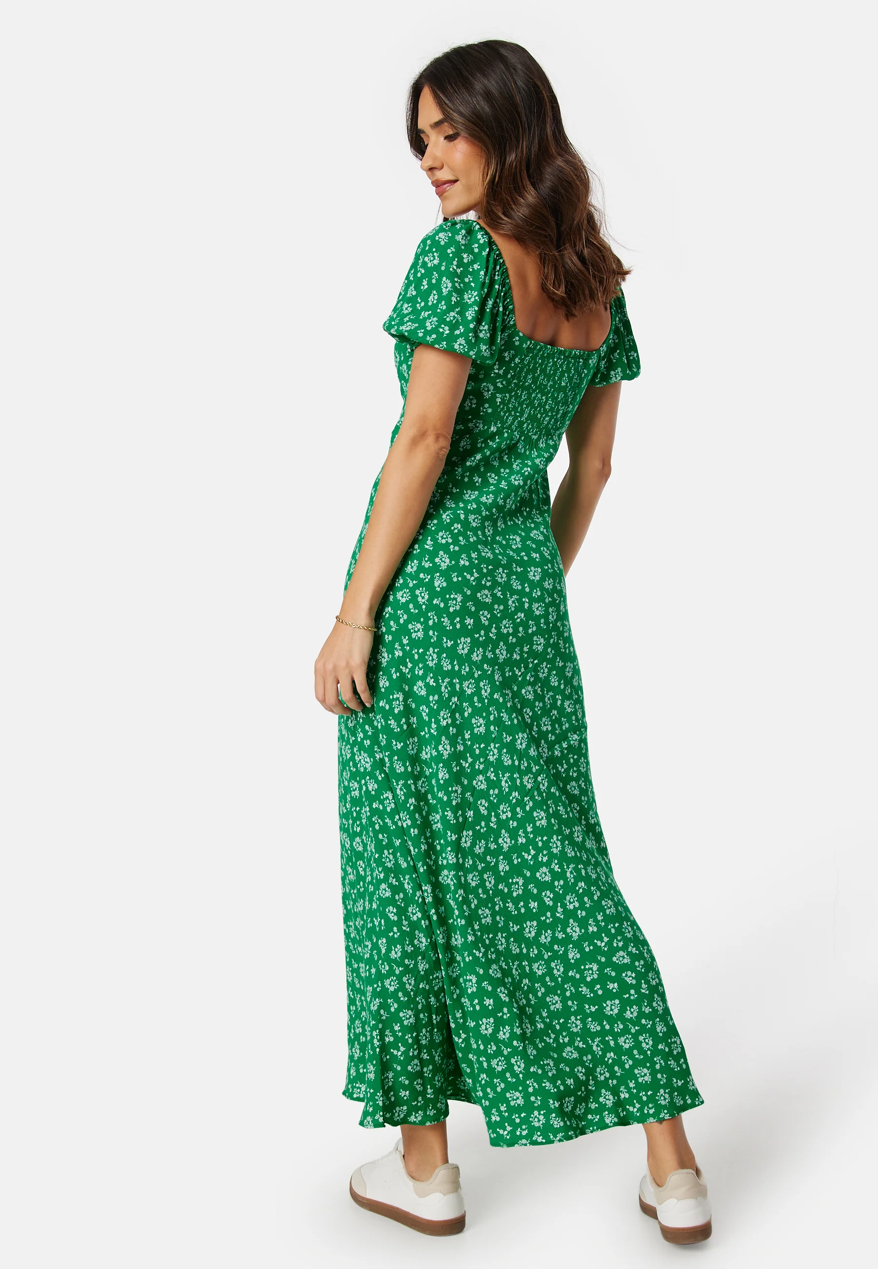 Stevie Puff Sleeve Midi Dress - Image 3