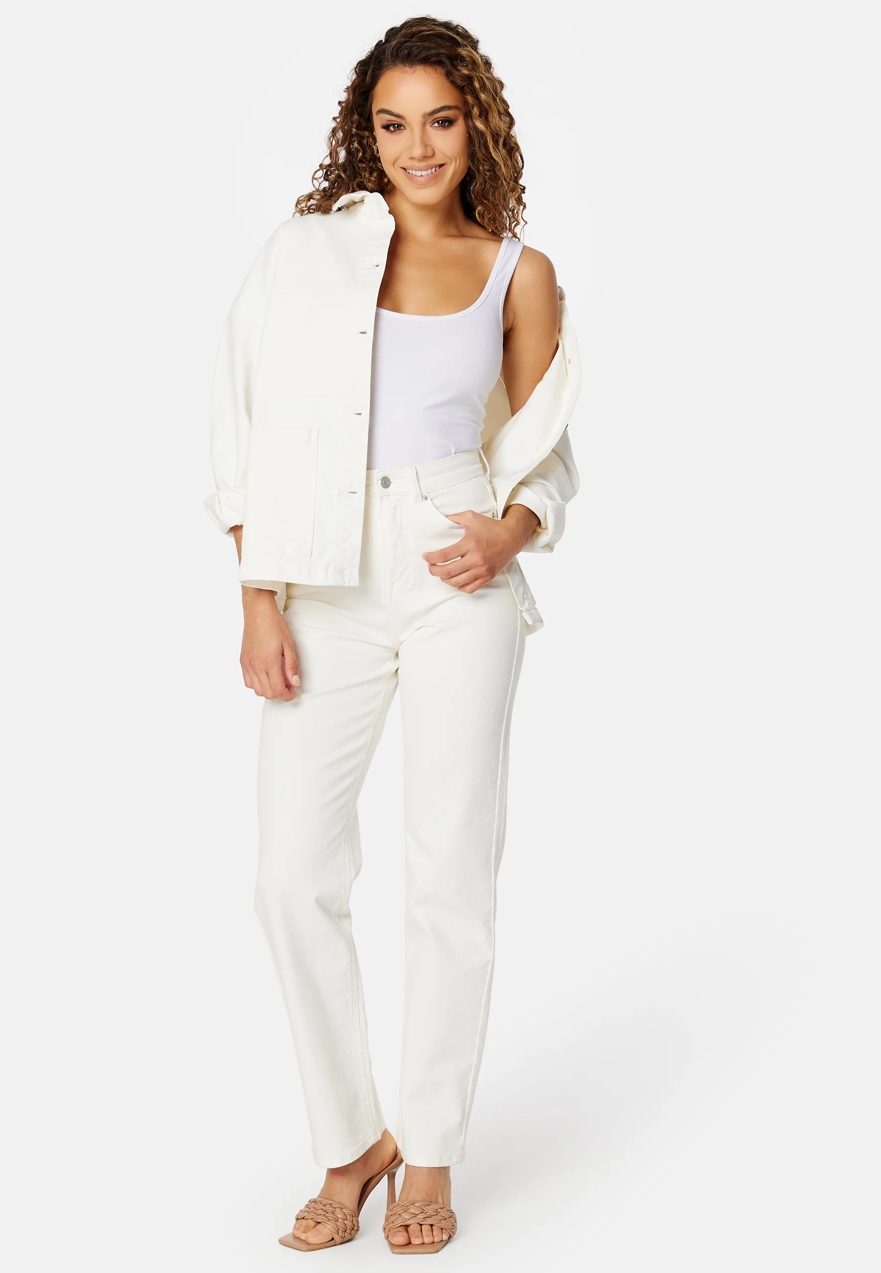 Straight High Waist Jeans - Image 3