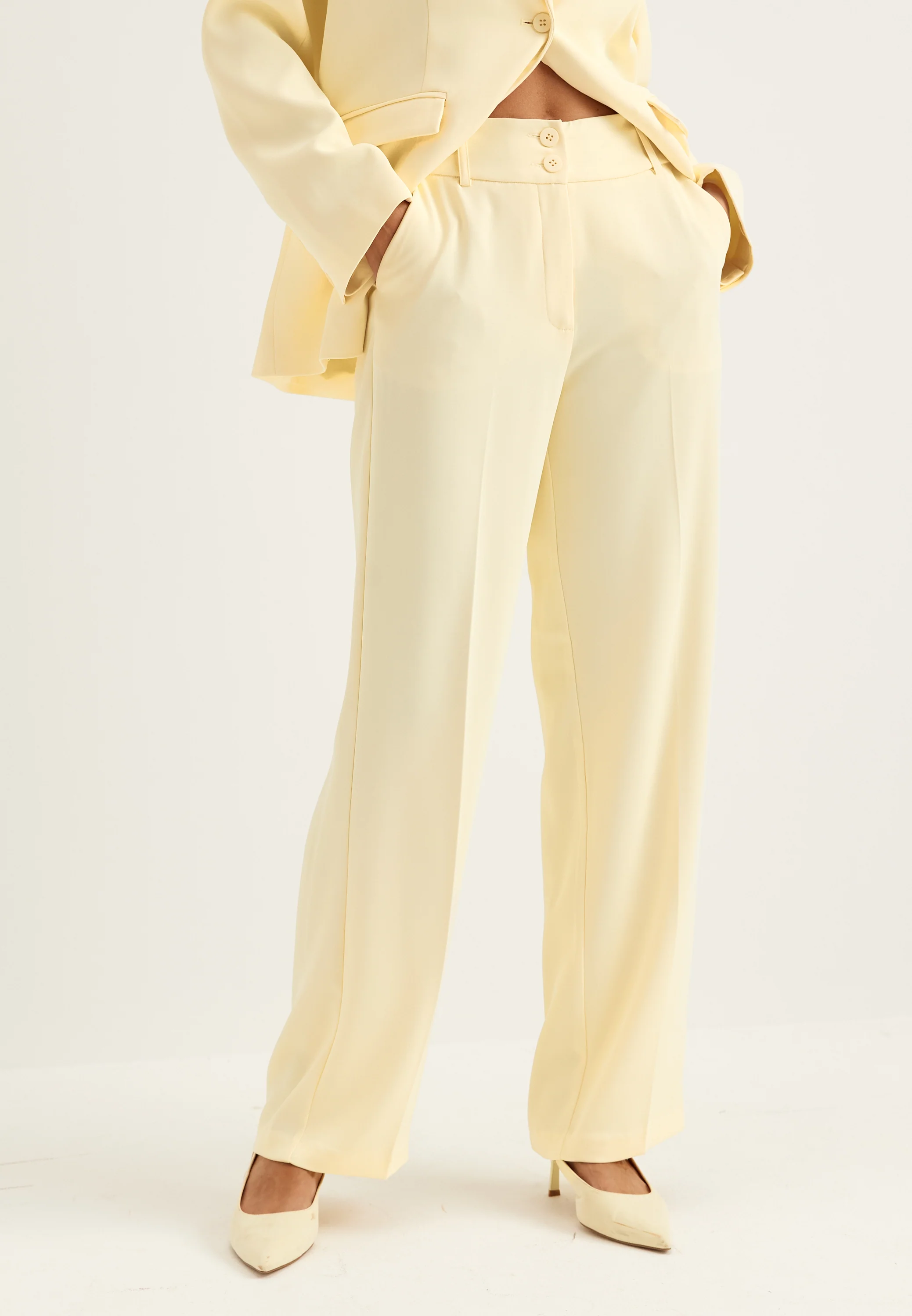Straight Leg Trousers