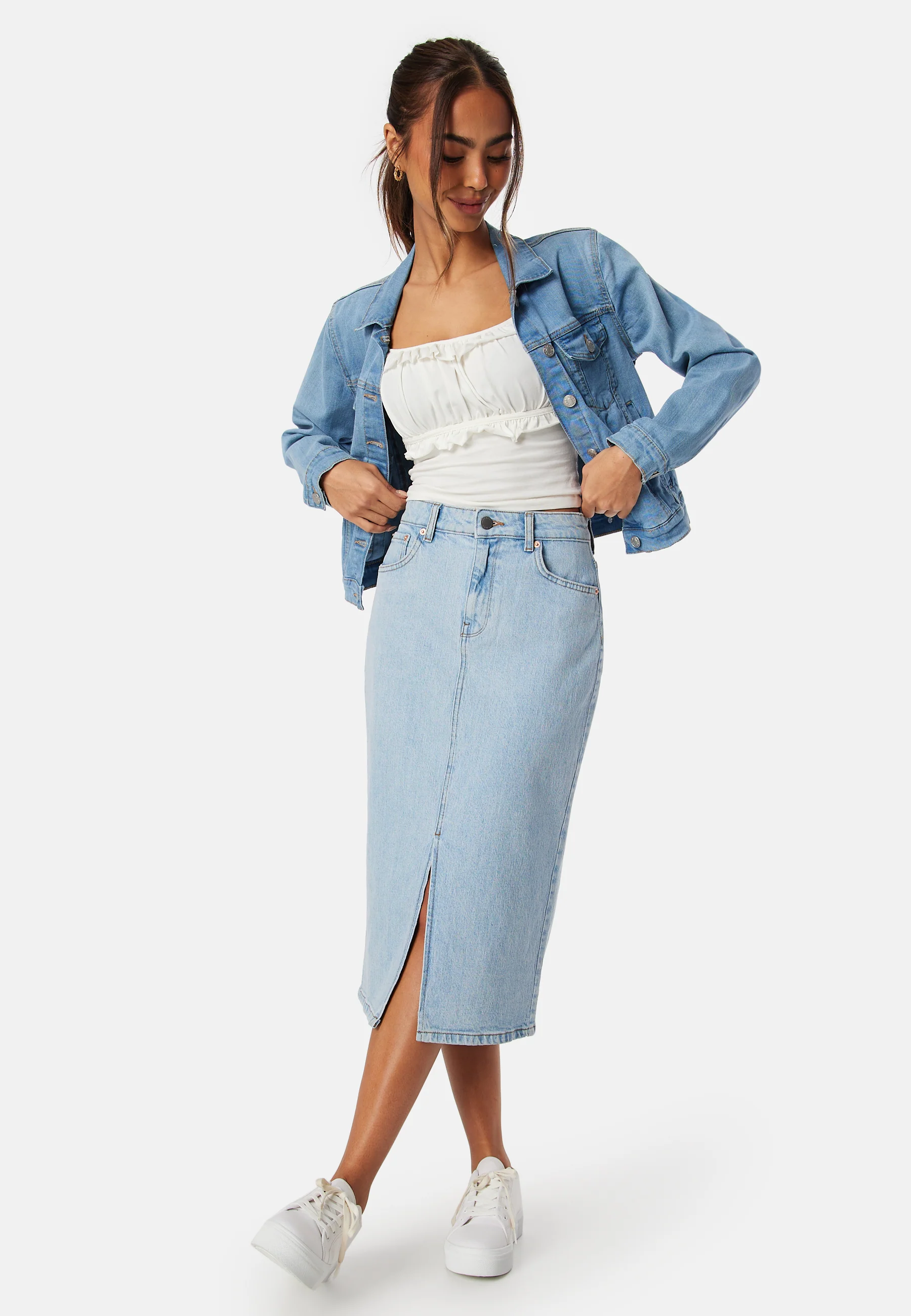 Stretch Denim Jacket - Image 3