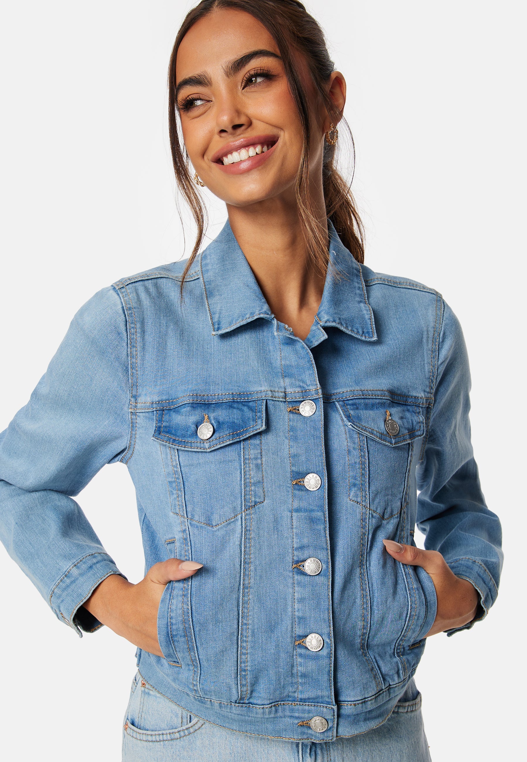 Stretch Denim Jacket - Image 4