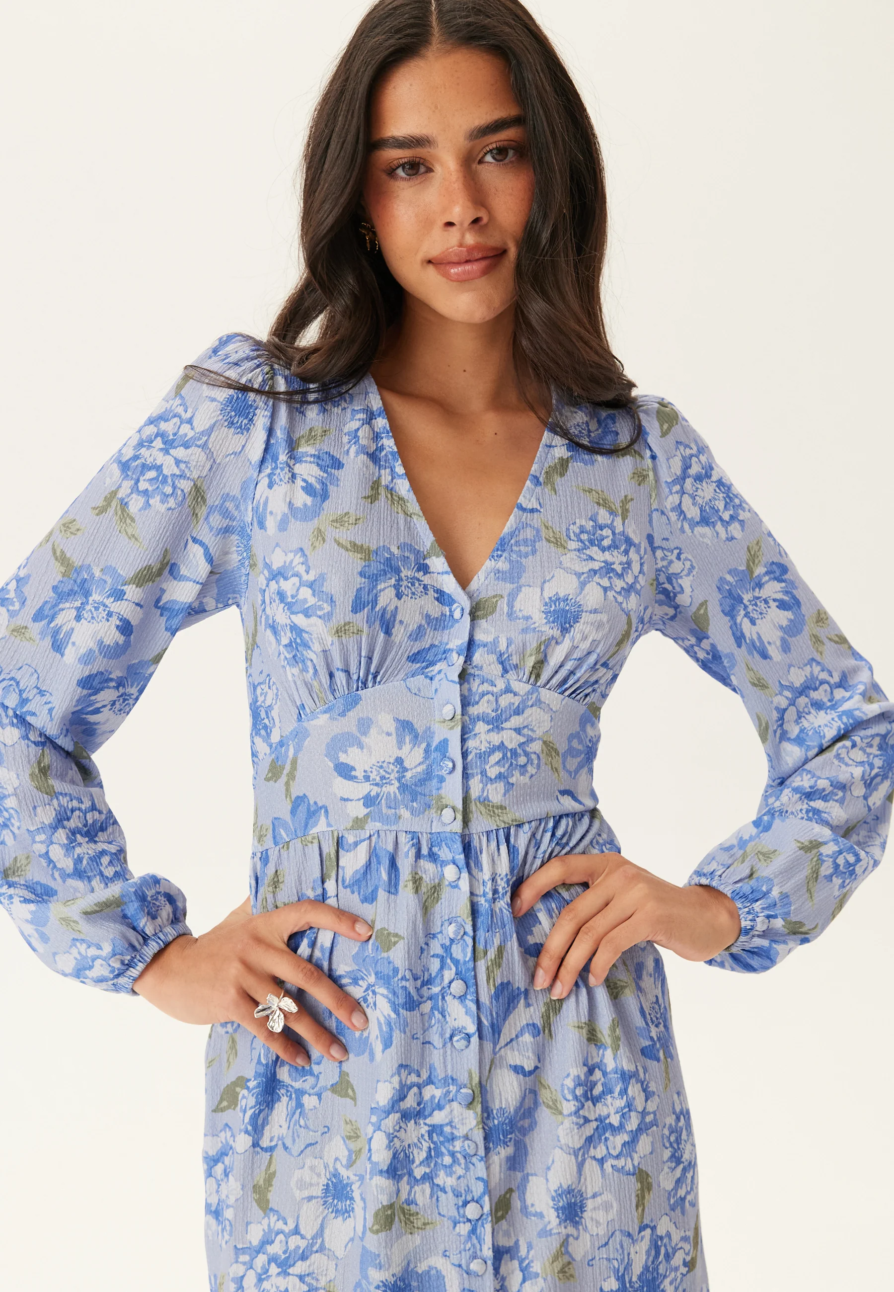 Structure Button Midi Dress - Image 3