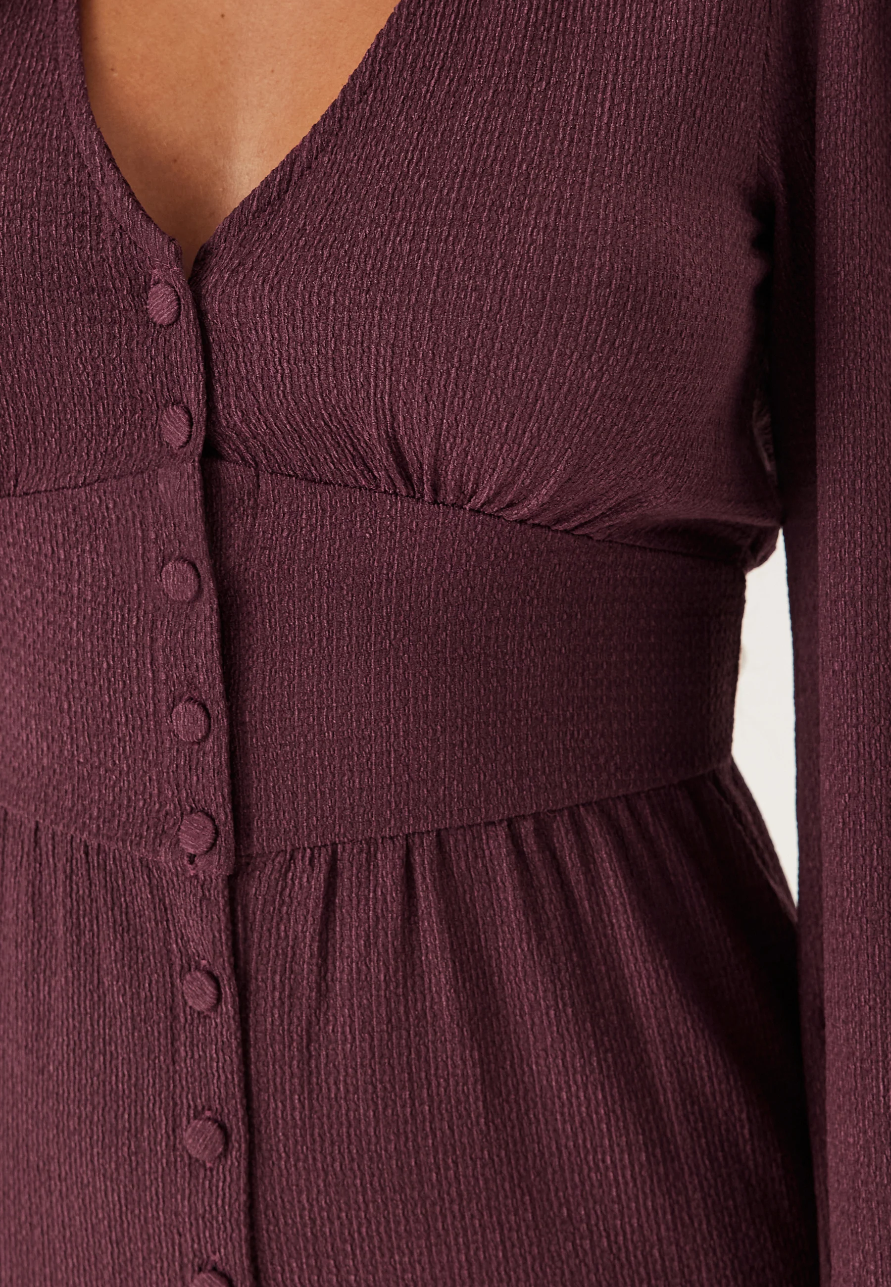 Structure Button Midi Dress - Image 4