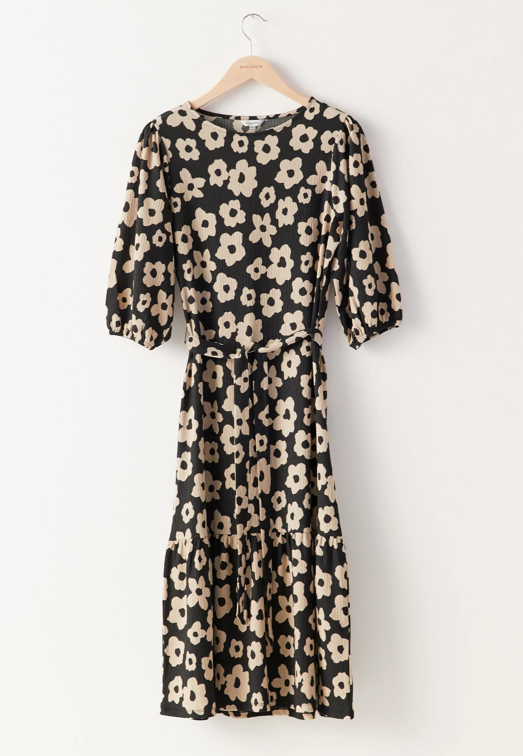 Structure Flounce Midi Dress - Image 9
