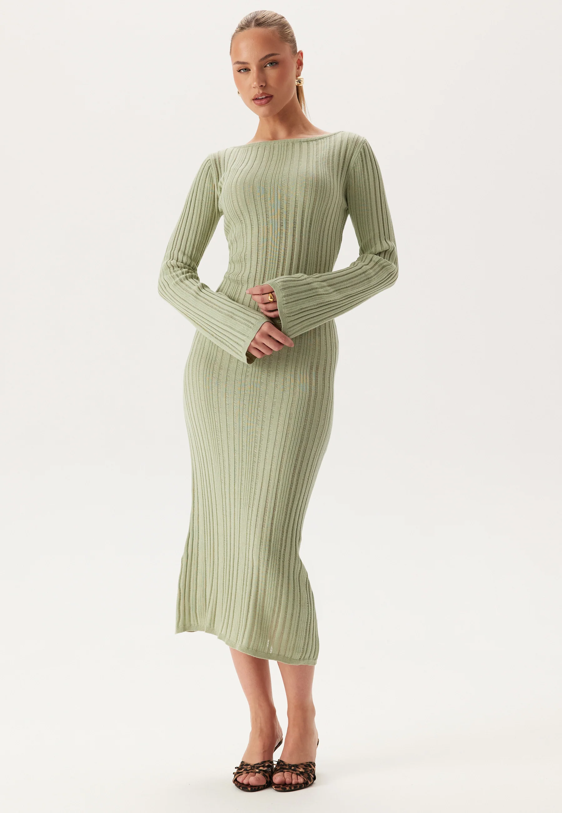 Structure Knitted Dress - Image 4