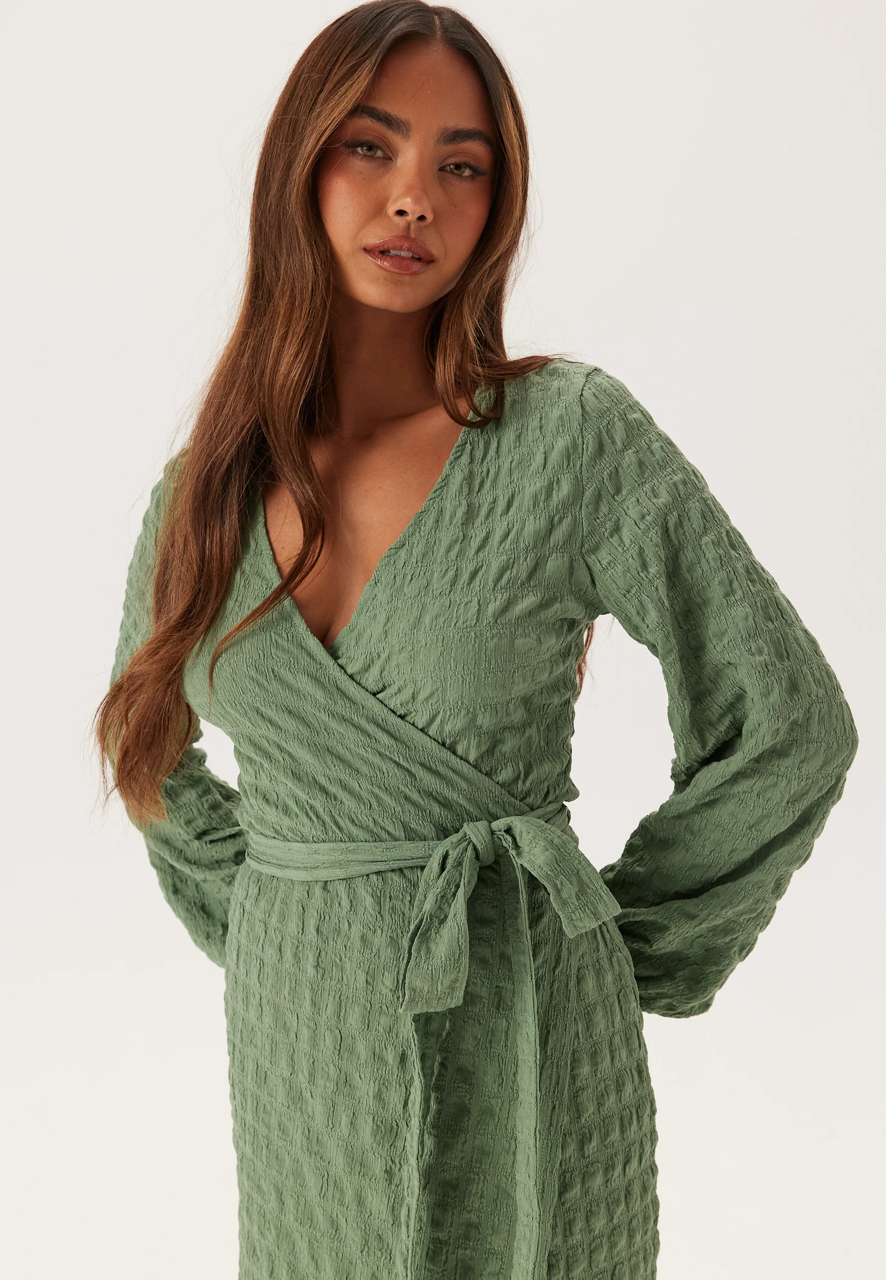 Structure Wrap Dress - Image 3