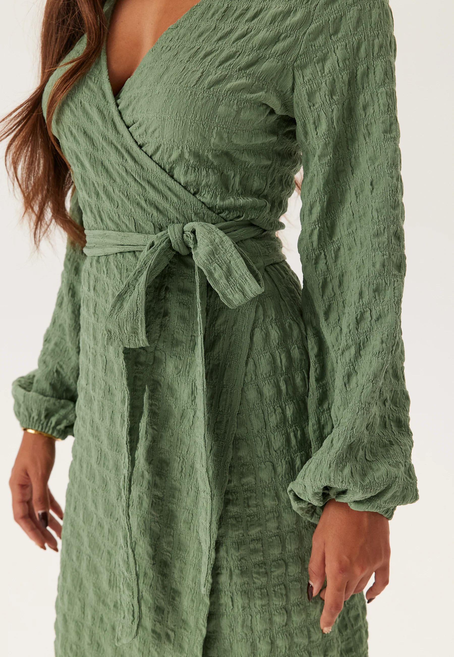 Structure Wrap Dress - Image 4