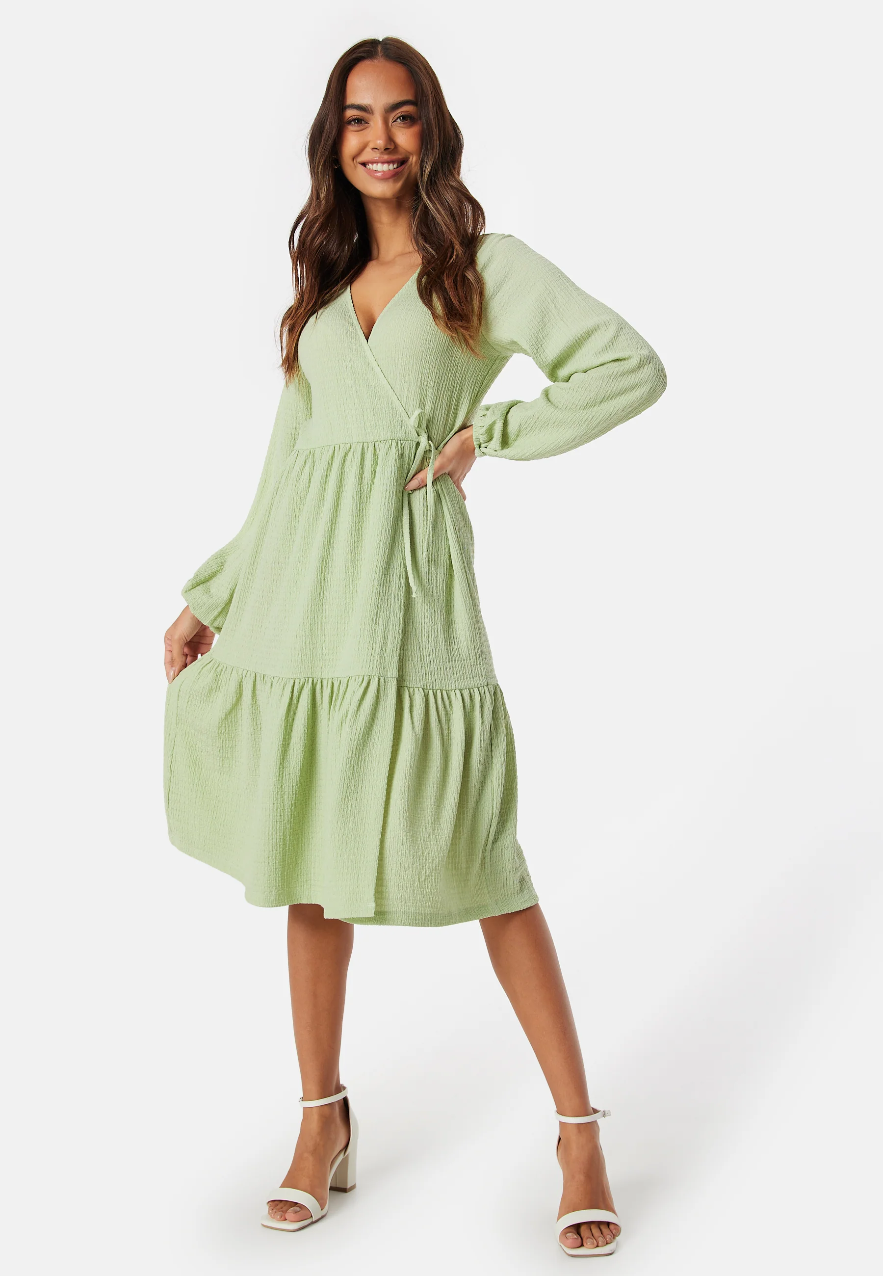 Structure Wrap Dress - Image 2