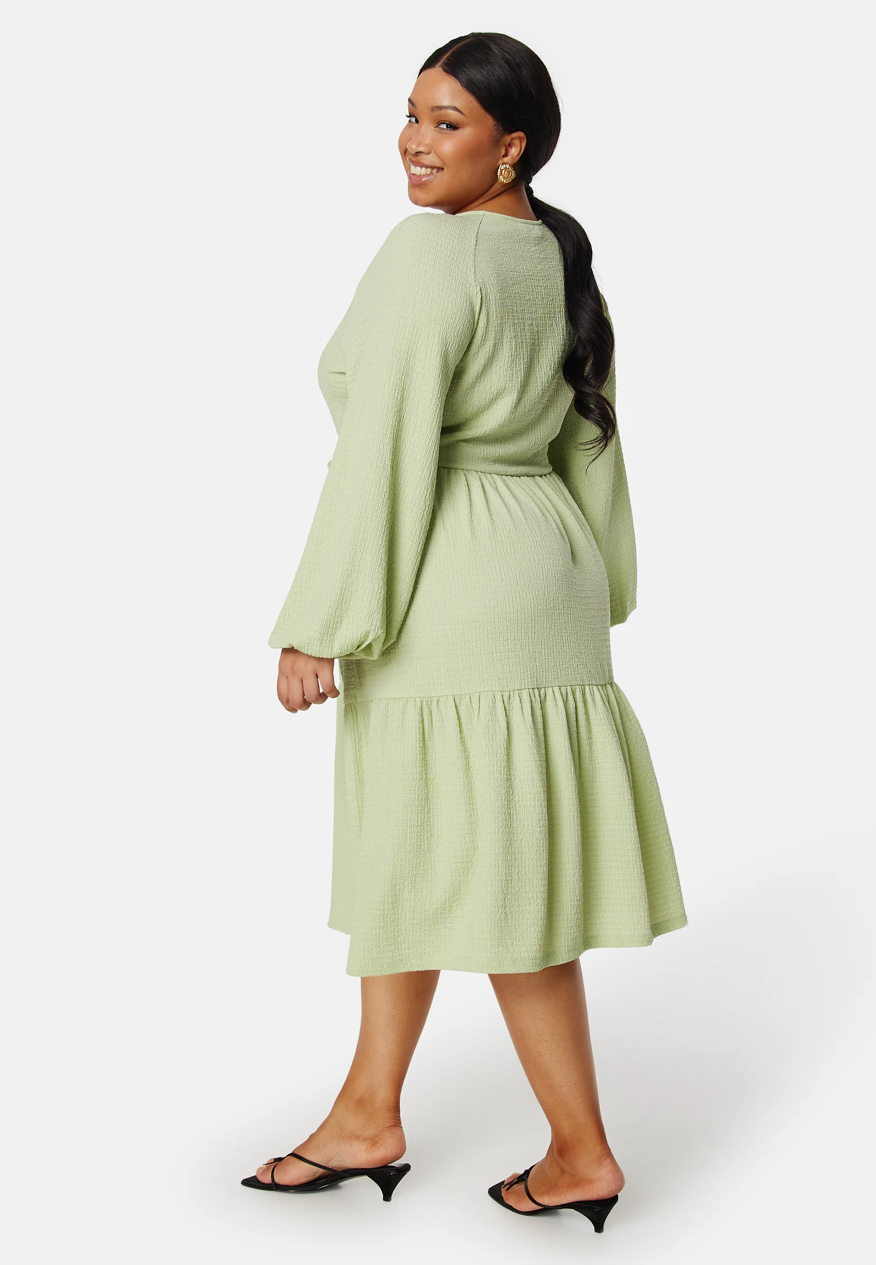 Structure Wrap Dress - Image 7