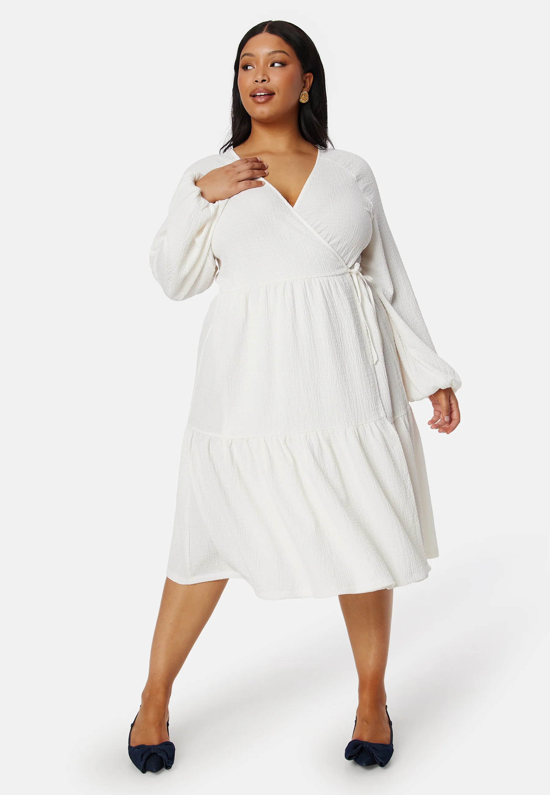 Structure Wrap Dress - Image 6