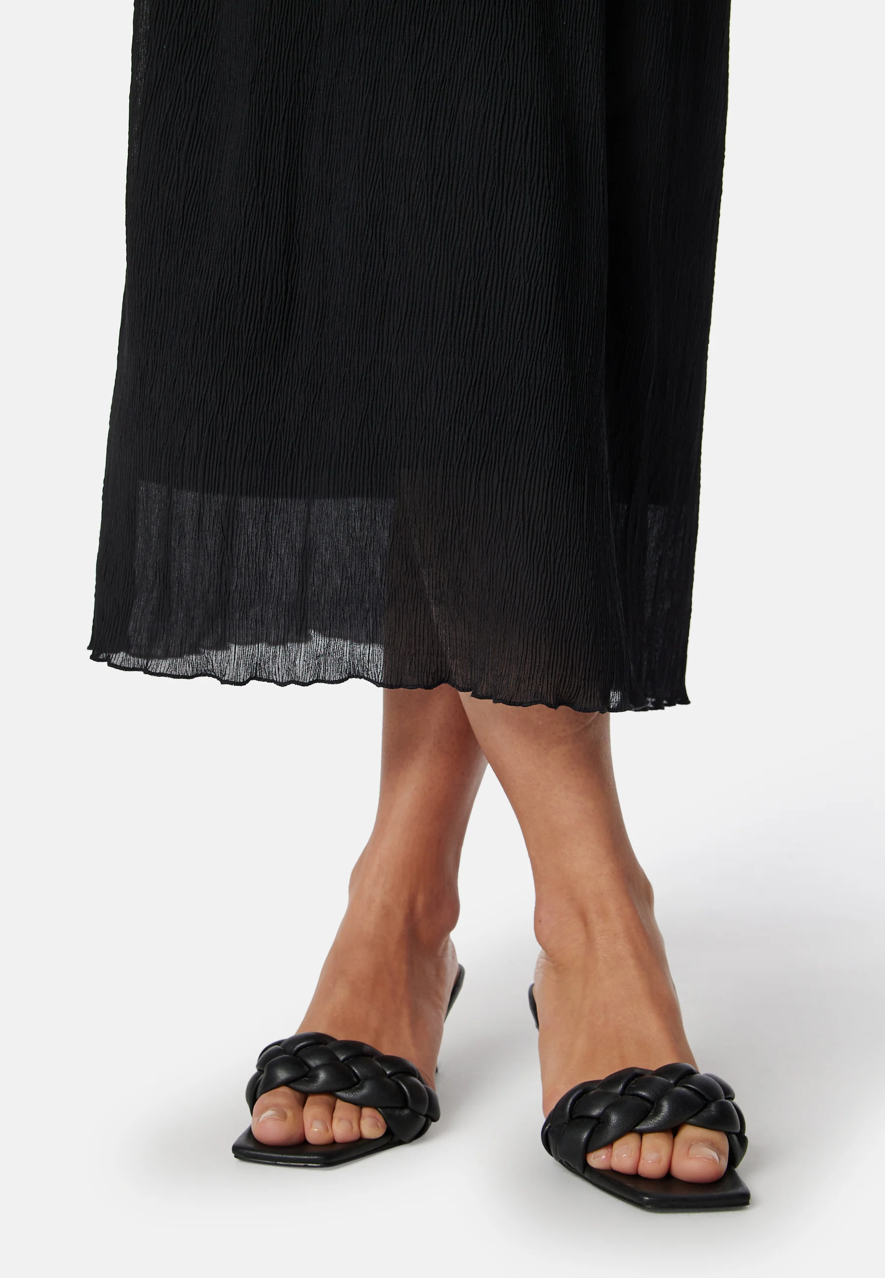 Structured Bow Midi Dress - Image 5