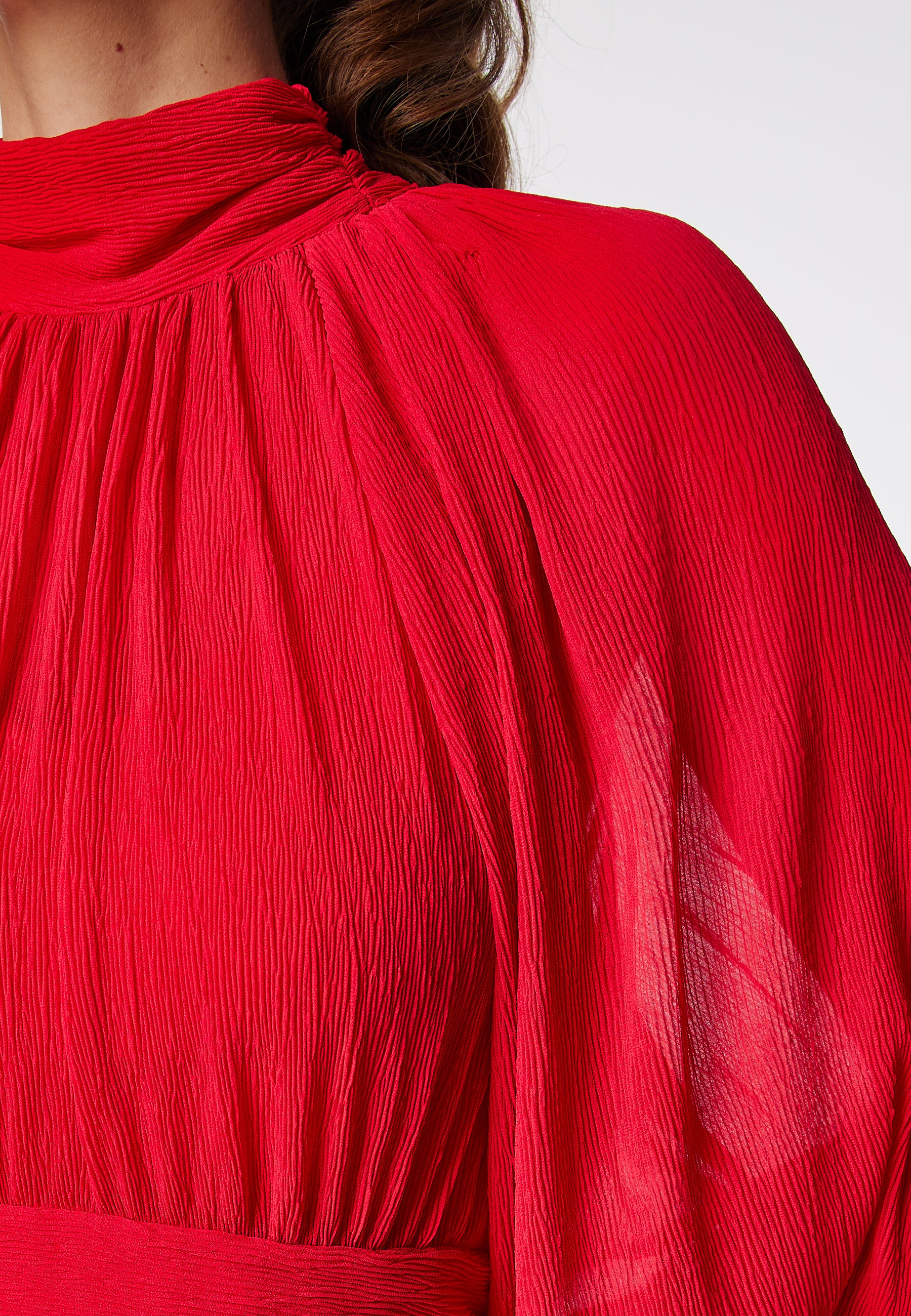 Structured Bow Midi Dress - Image 5