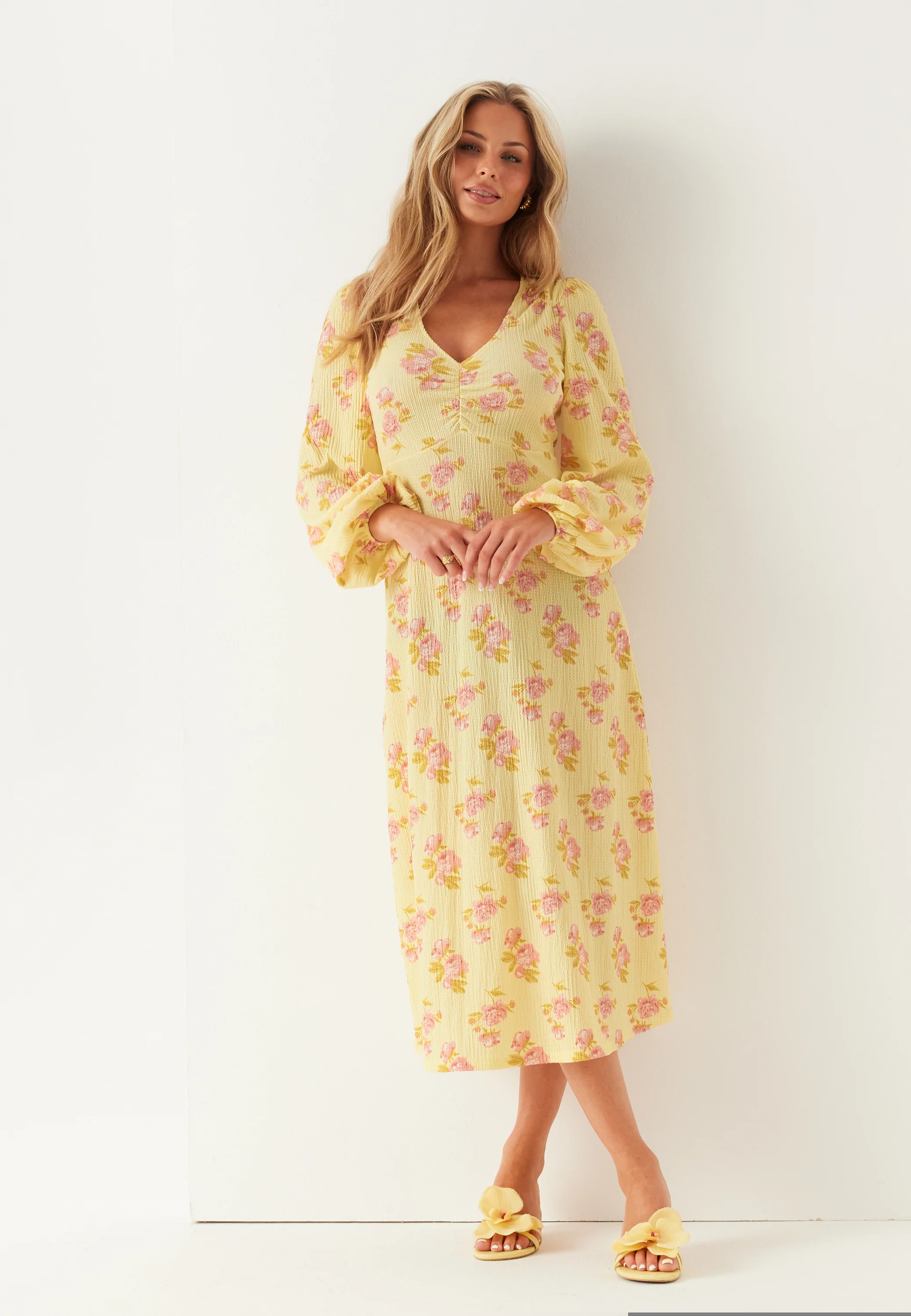 Structured Midi Dress - Image 2
