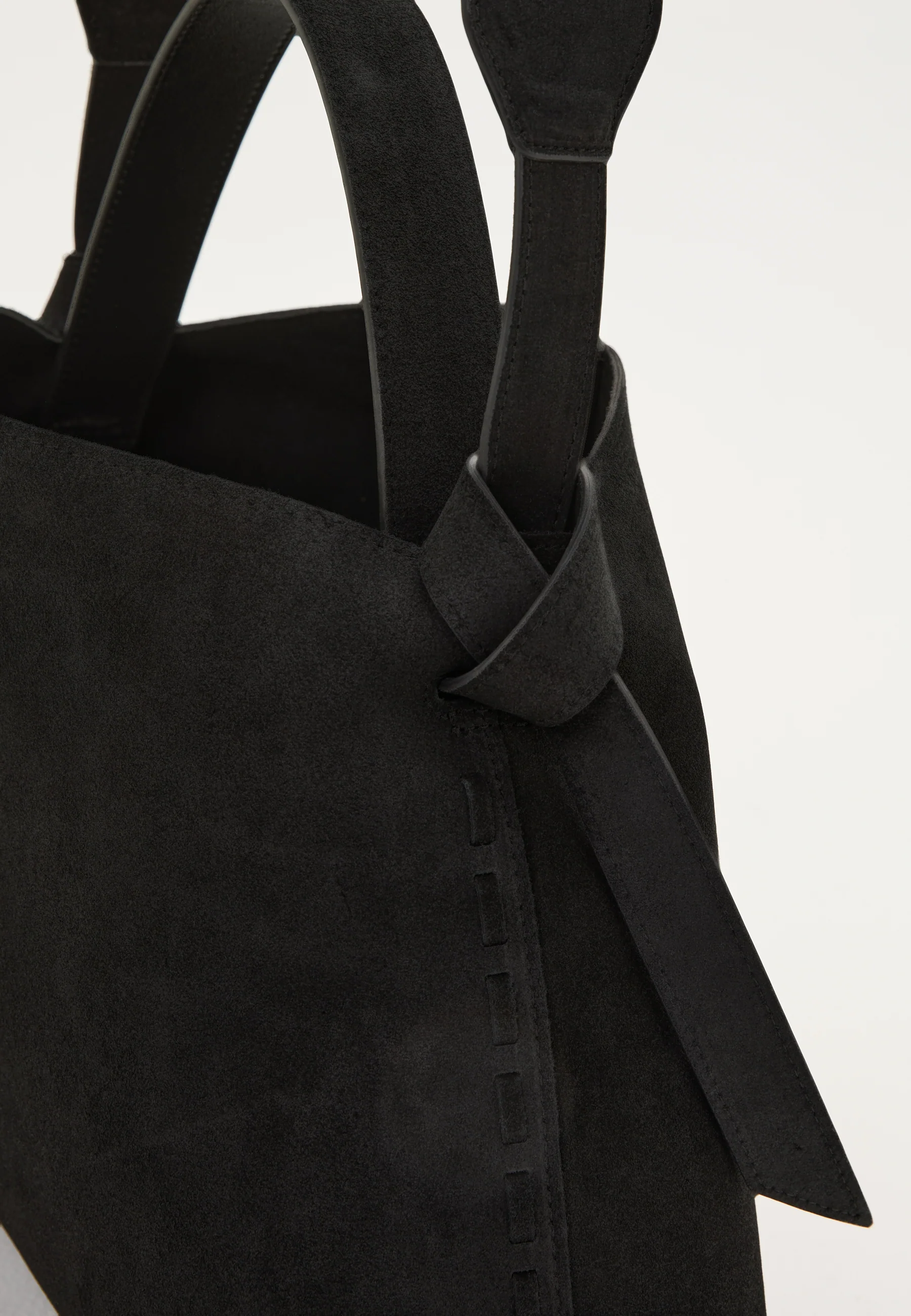 Suede Knot Shoulder Bag - Image 7