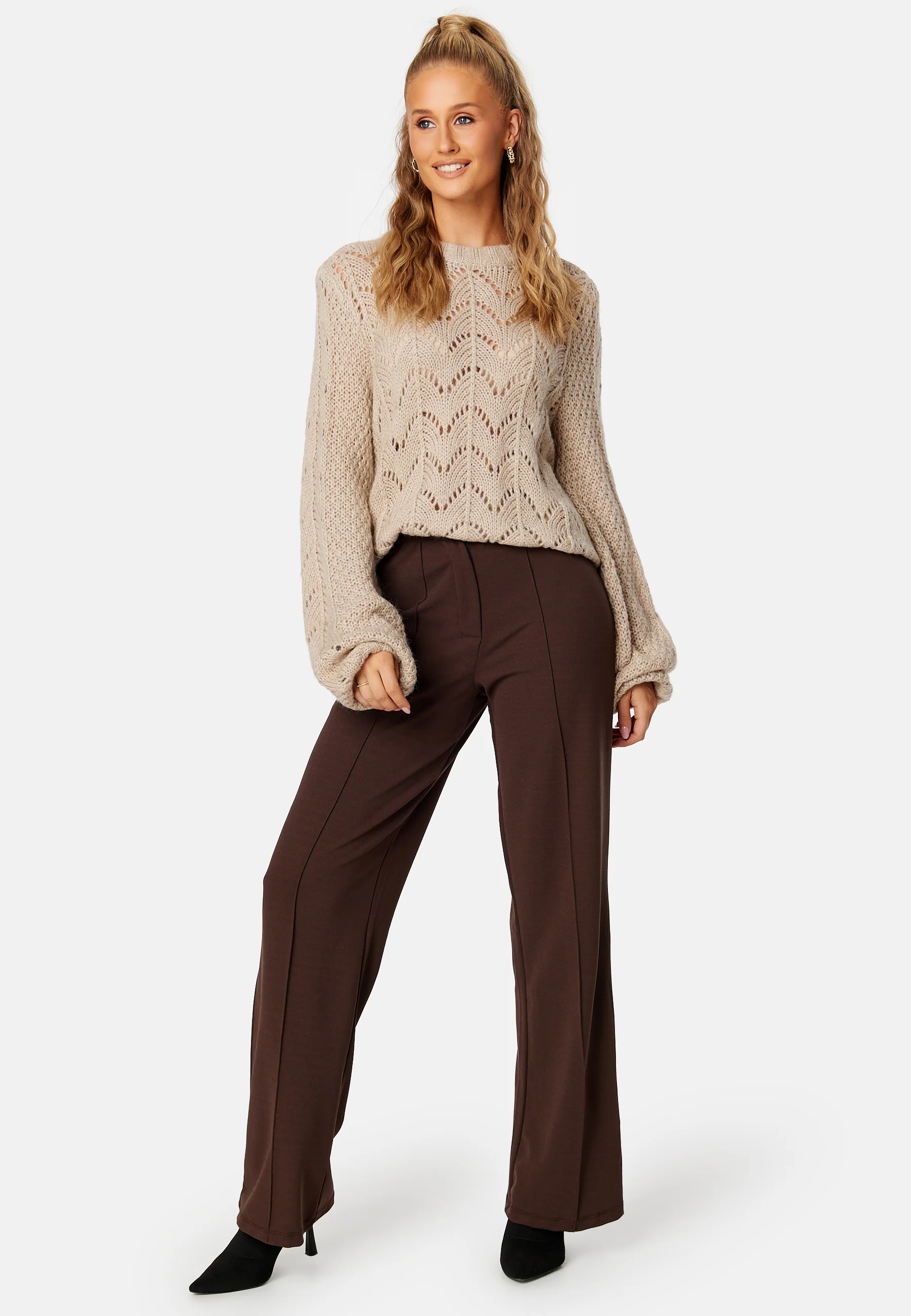 Sultan Knit O-Neck L/S Top - Image 2