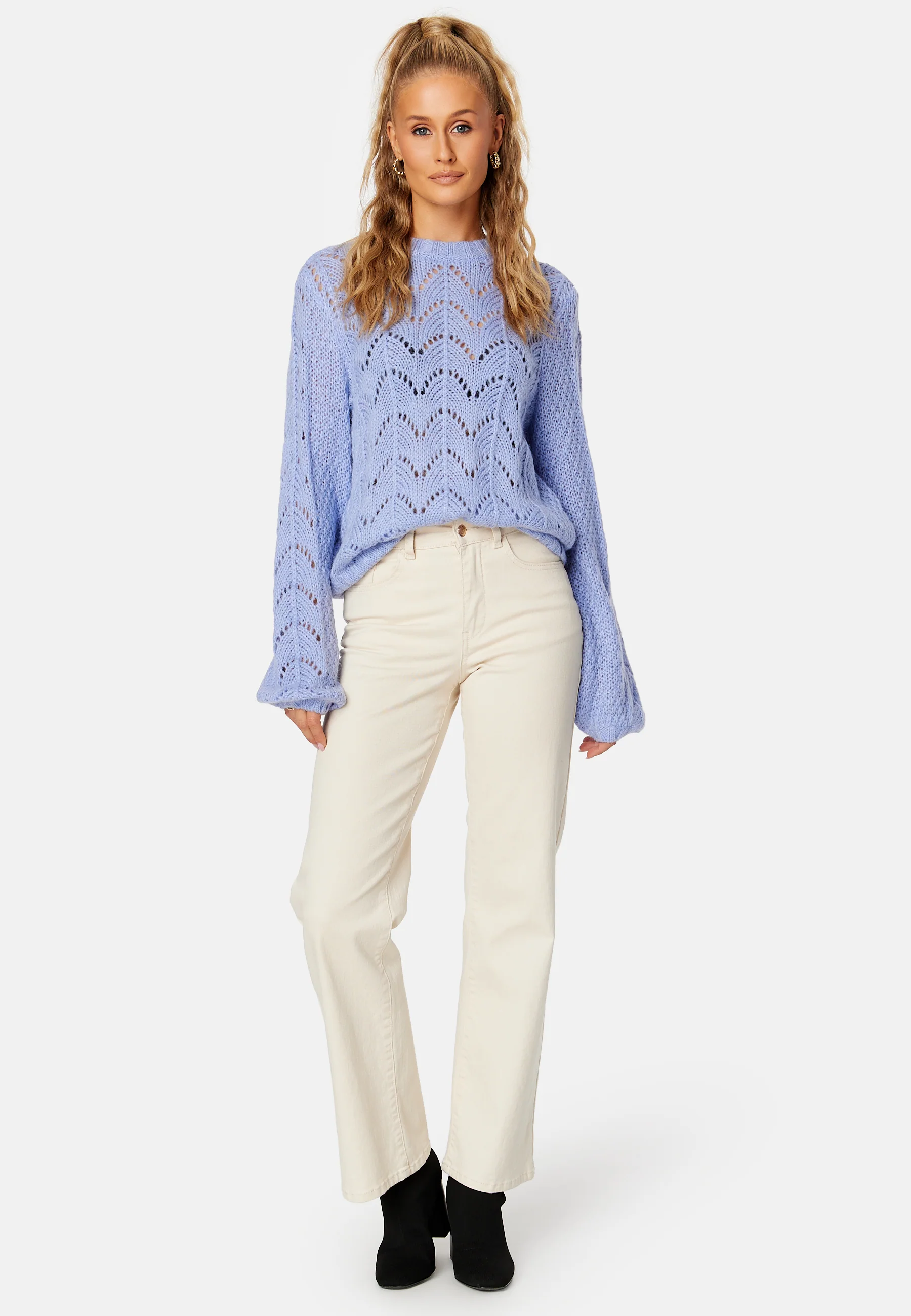 Sultan Knit O-Neck L/S Top - Image 2