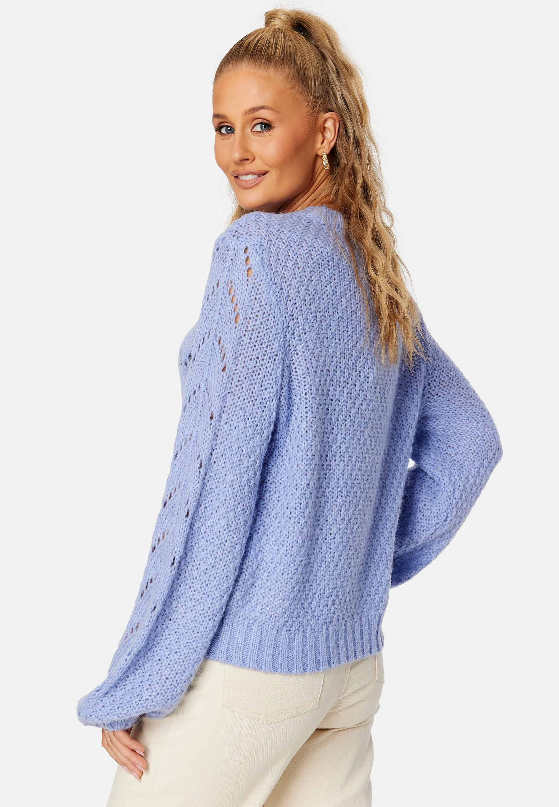 Sultan Knit O-Neck L/S Top - Image 3