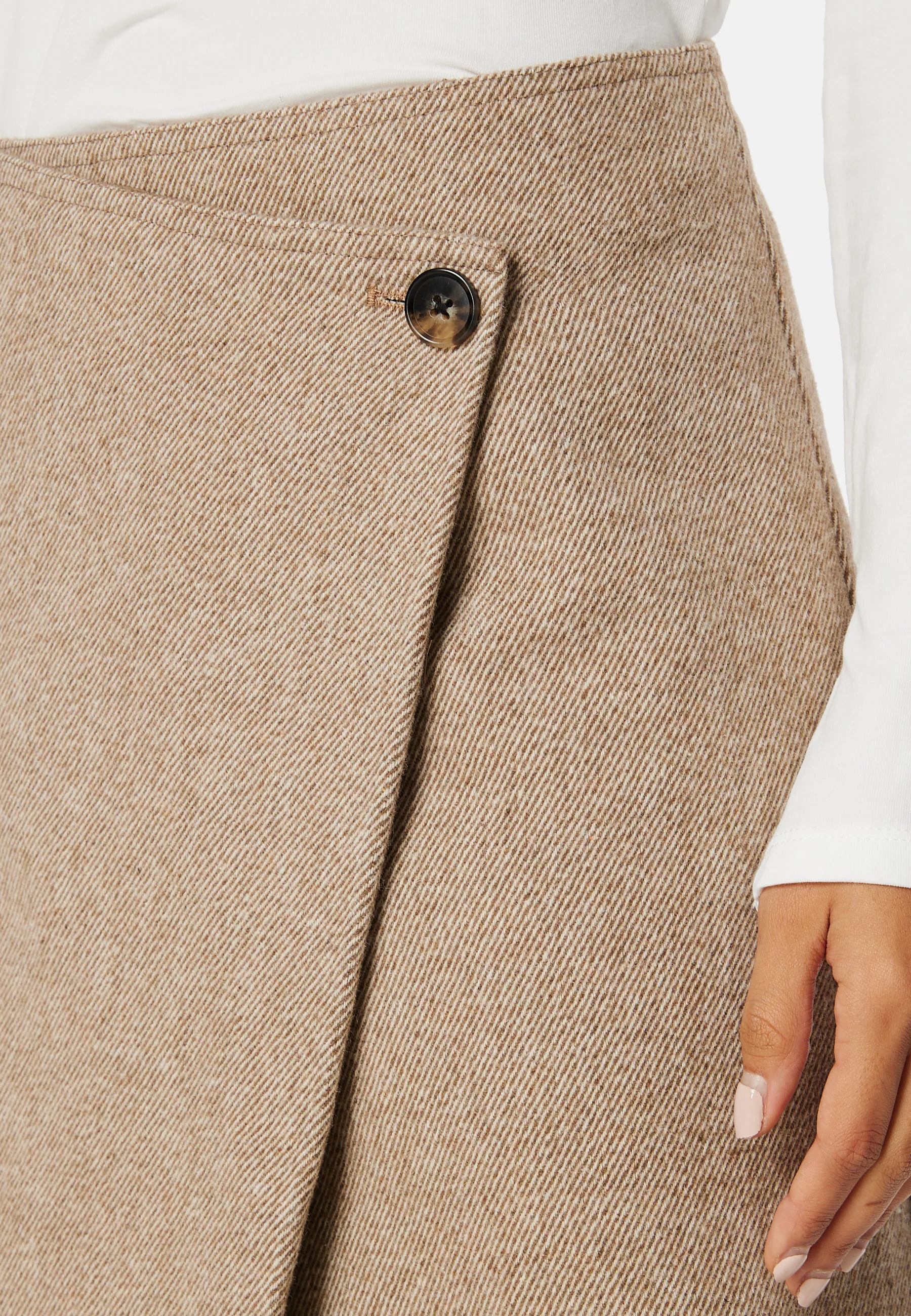 Summer HW Short Wool Mix Skirt - Image 4