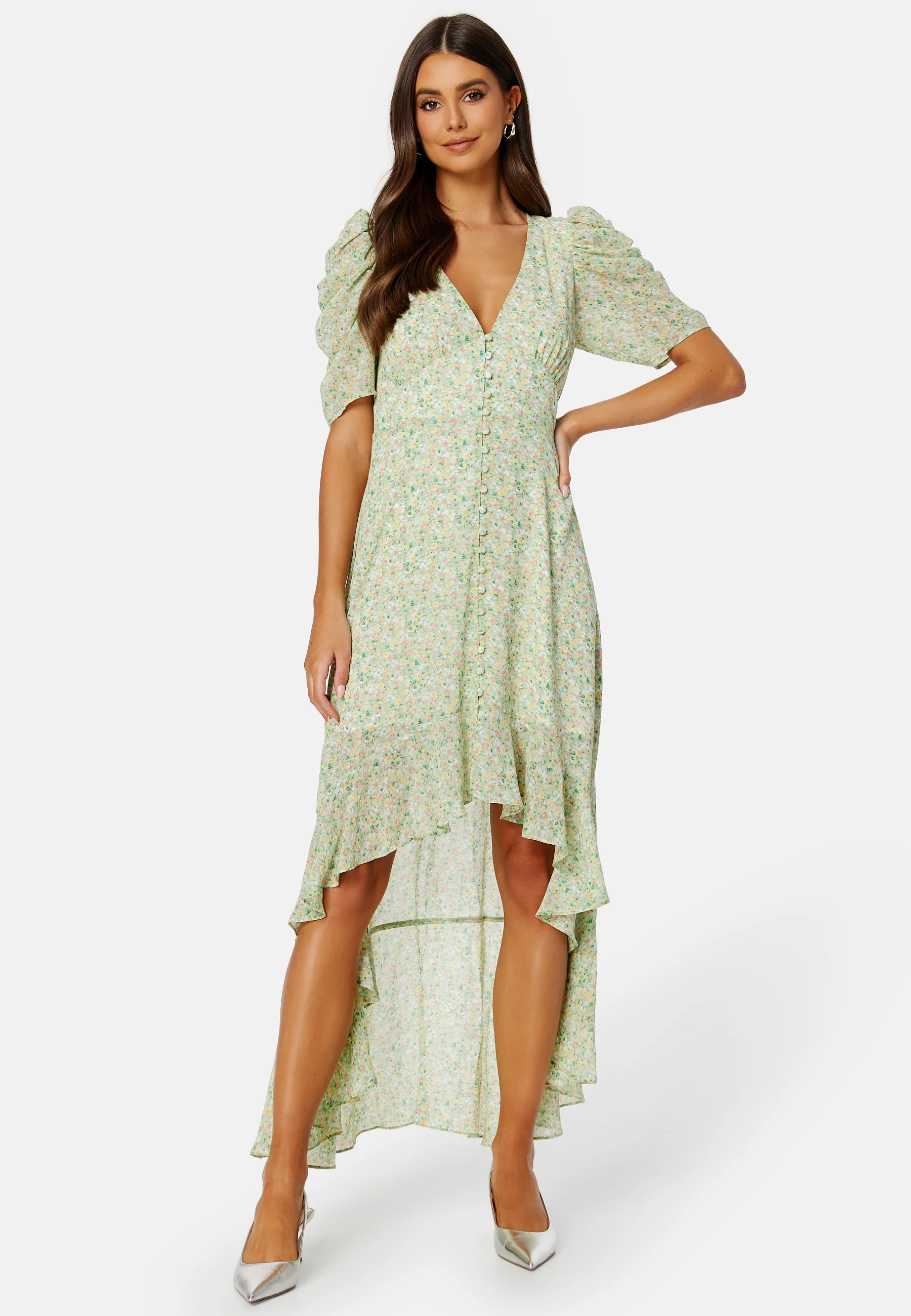 Summer Luxe High-Low Midi Dress - Image 4