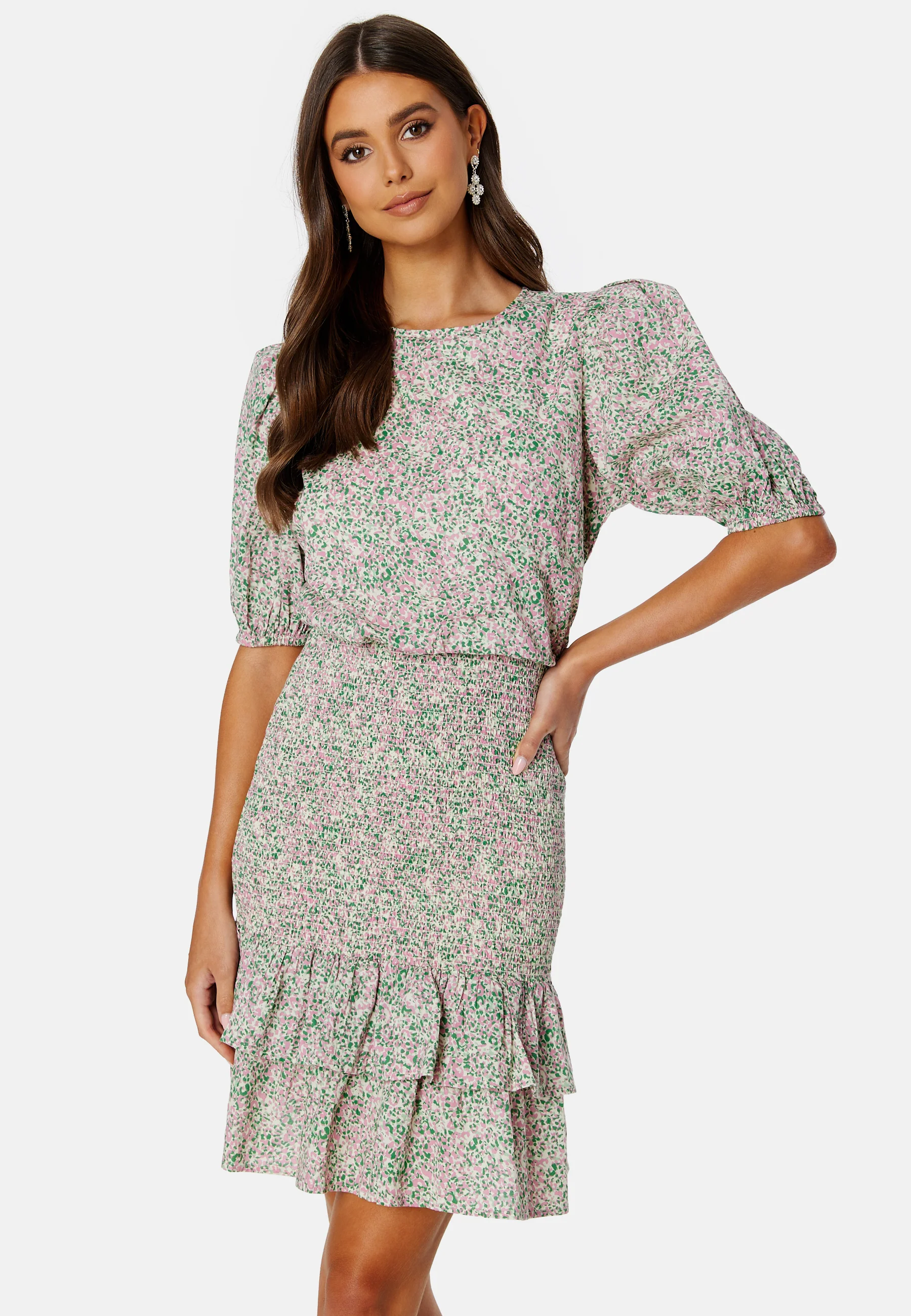 Summer Luxe Patterned Smock Dress - Image 2