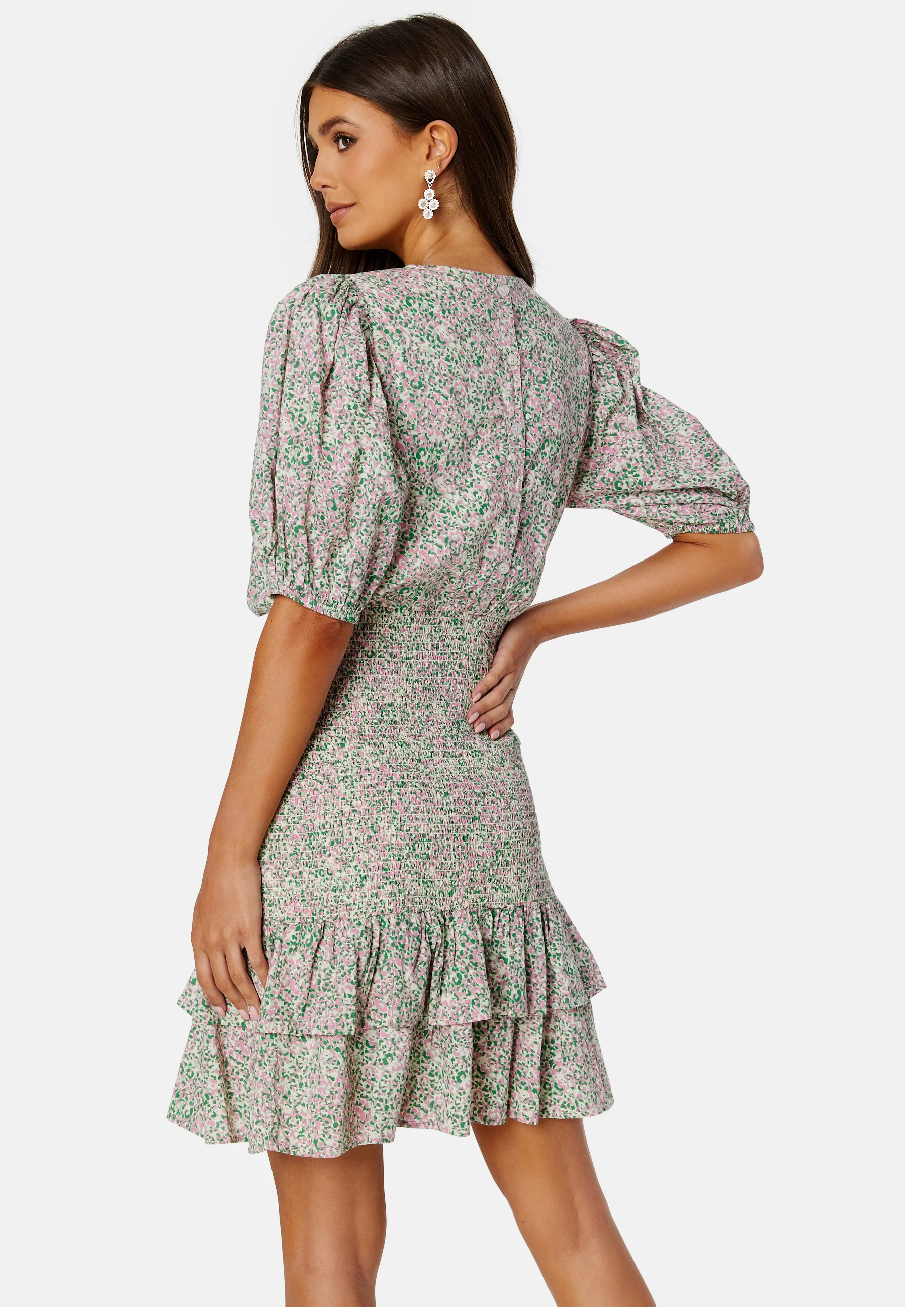 Summer Luxe Patterned Smock Dress - Image 5