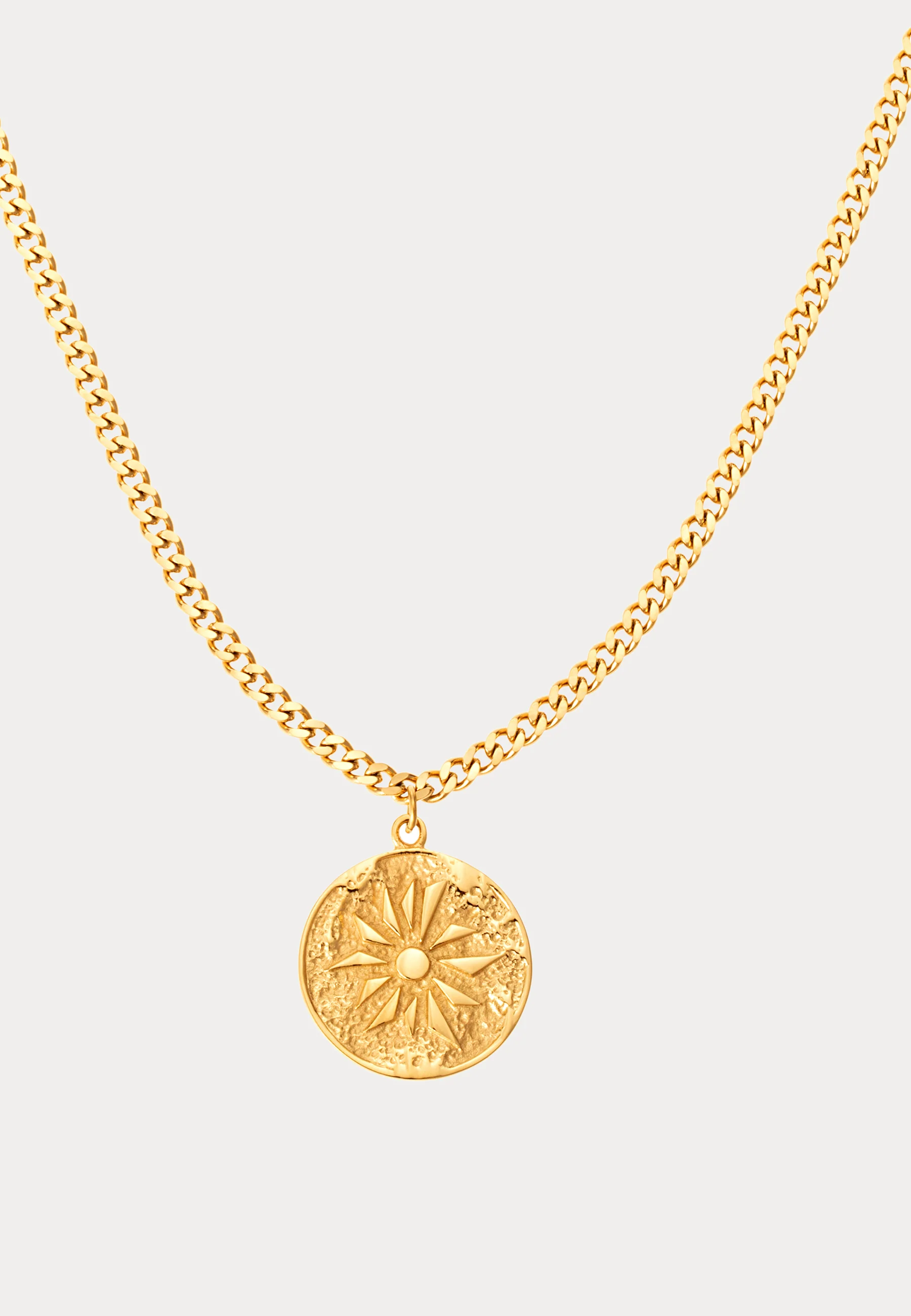 Sun Necklace Gold - Image 2