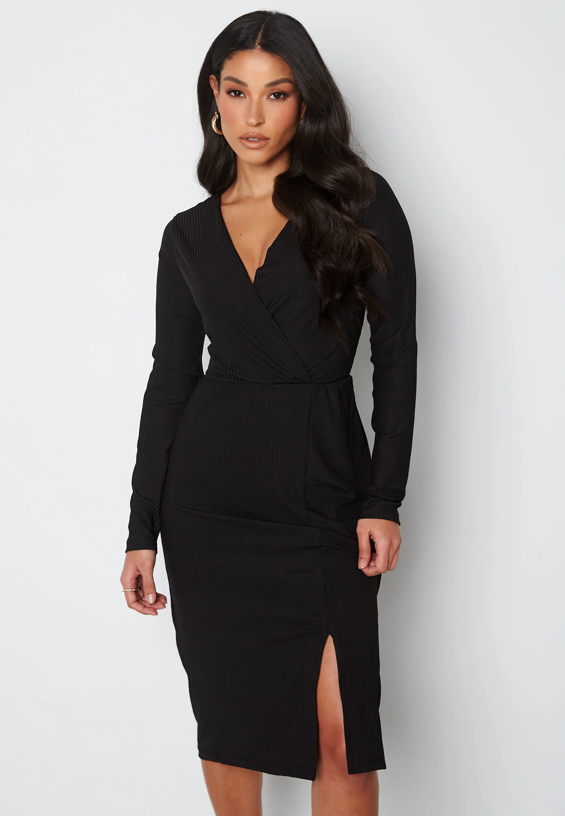 Susi L/S Wrap Dress - Image 3