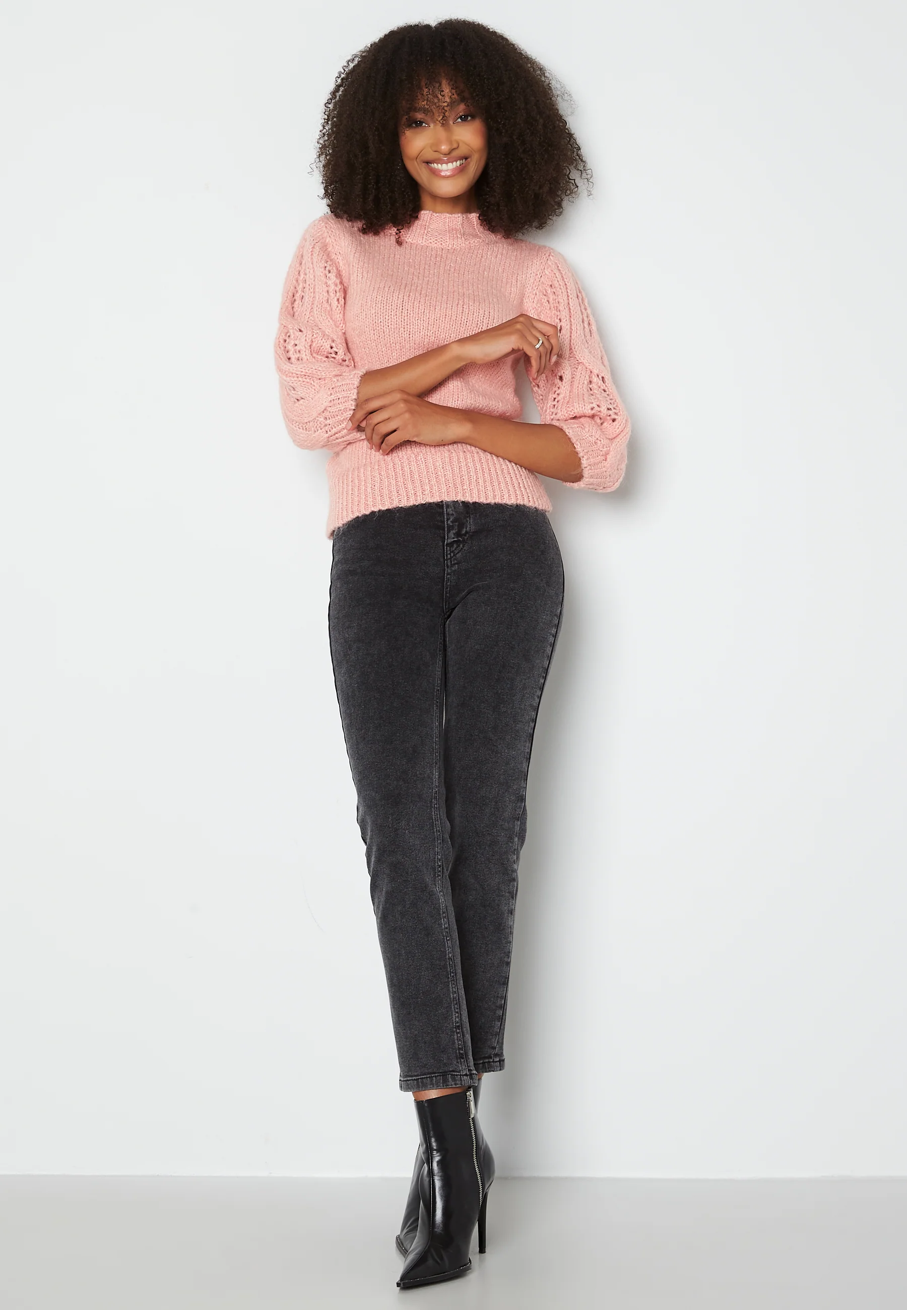 Sussie Wool 3/4 Highneck Pullover - Image 2