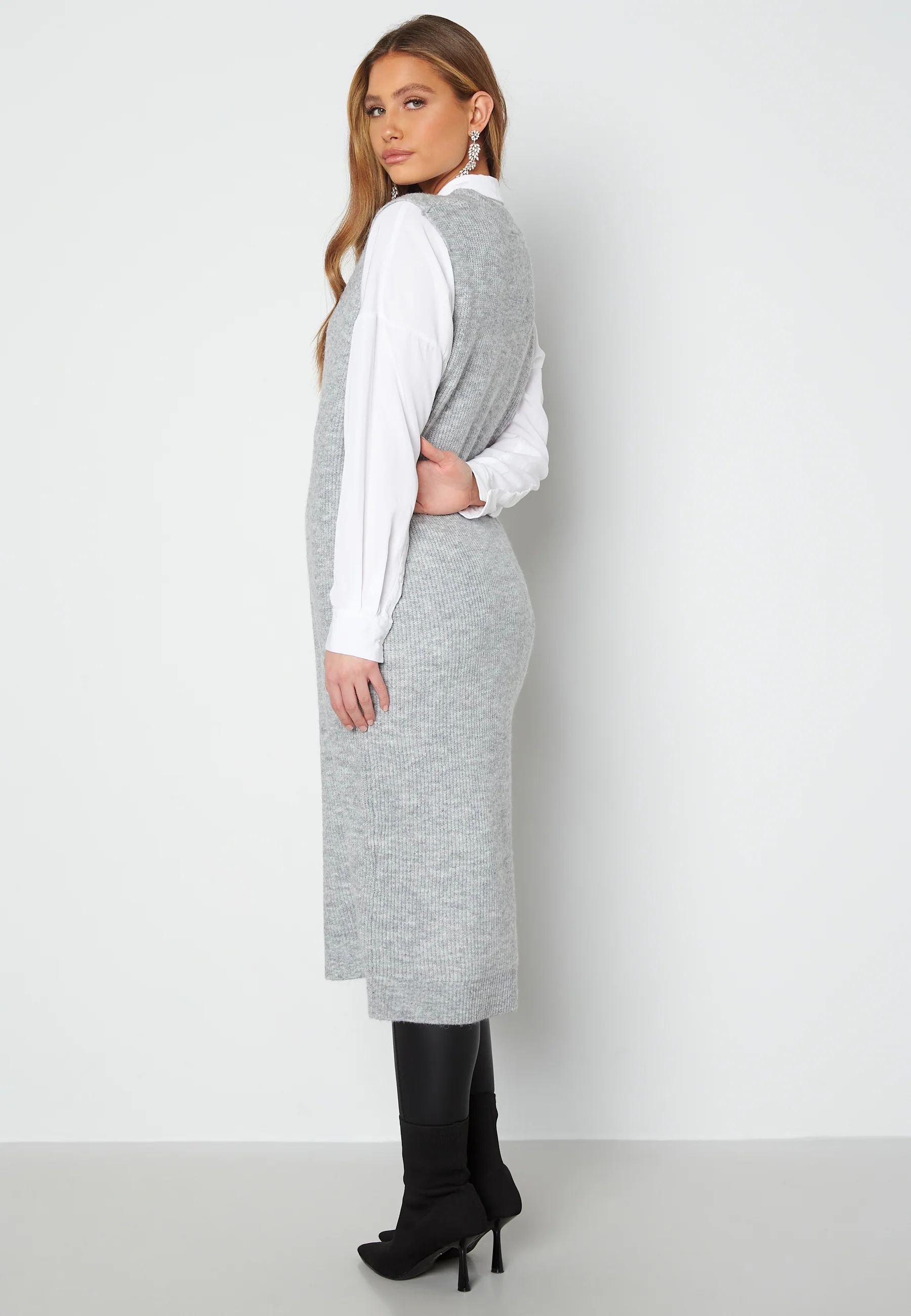 Svampi S/L Long Knit Vest - Image 2