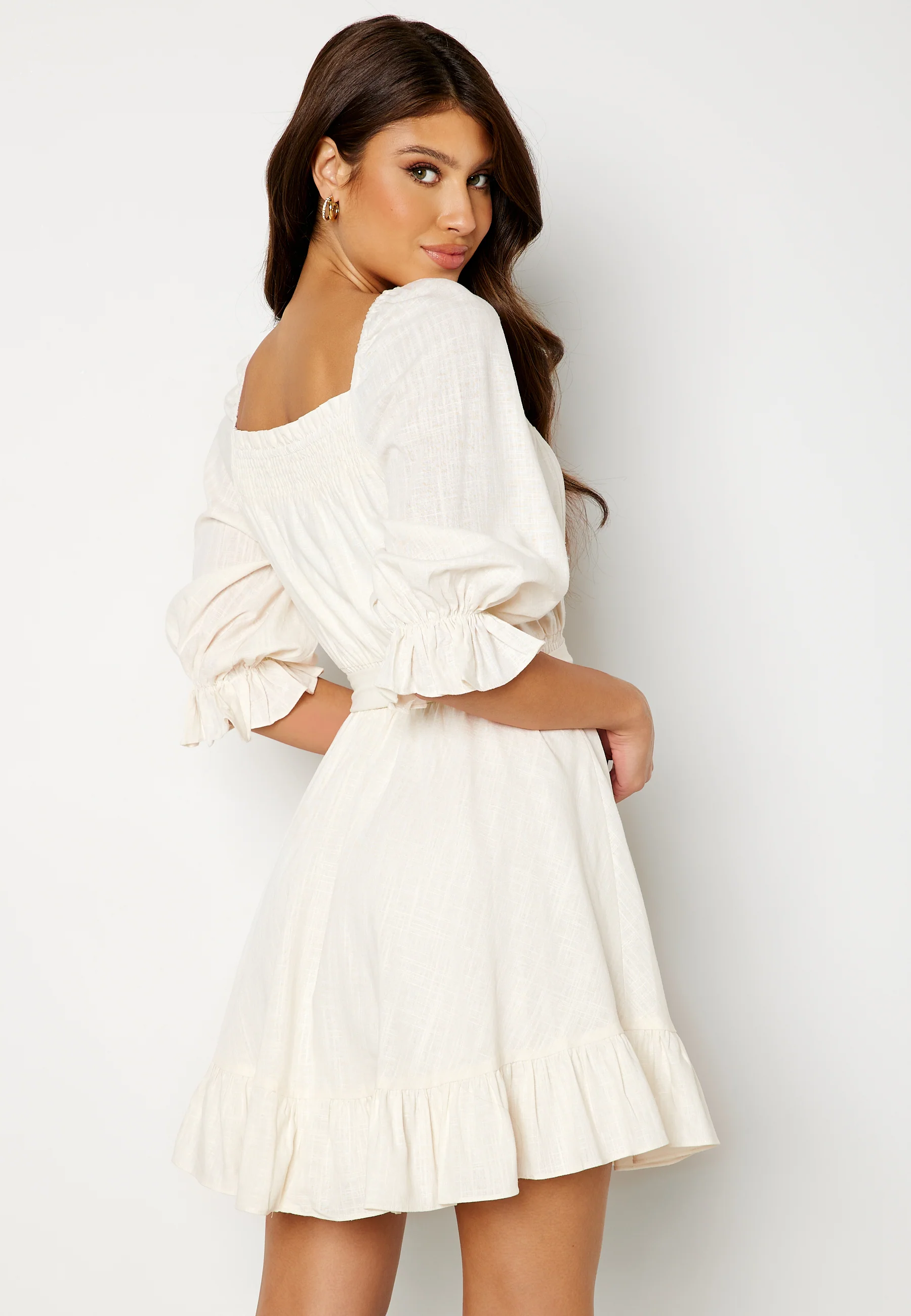 Talia Square Neck Mini Dress - Image 3