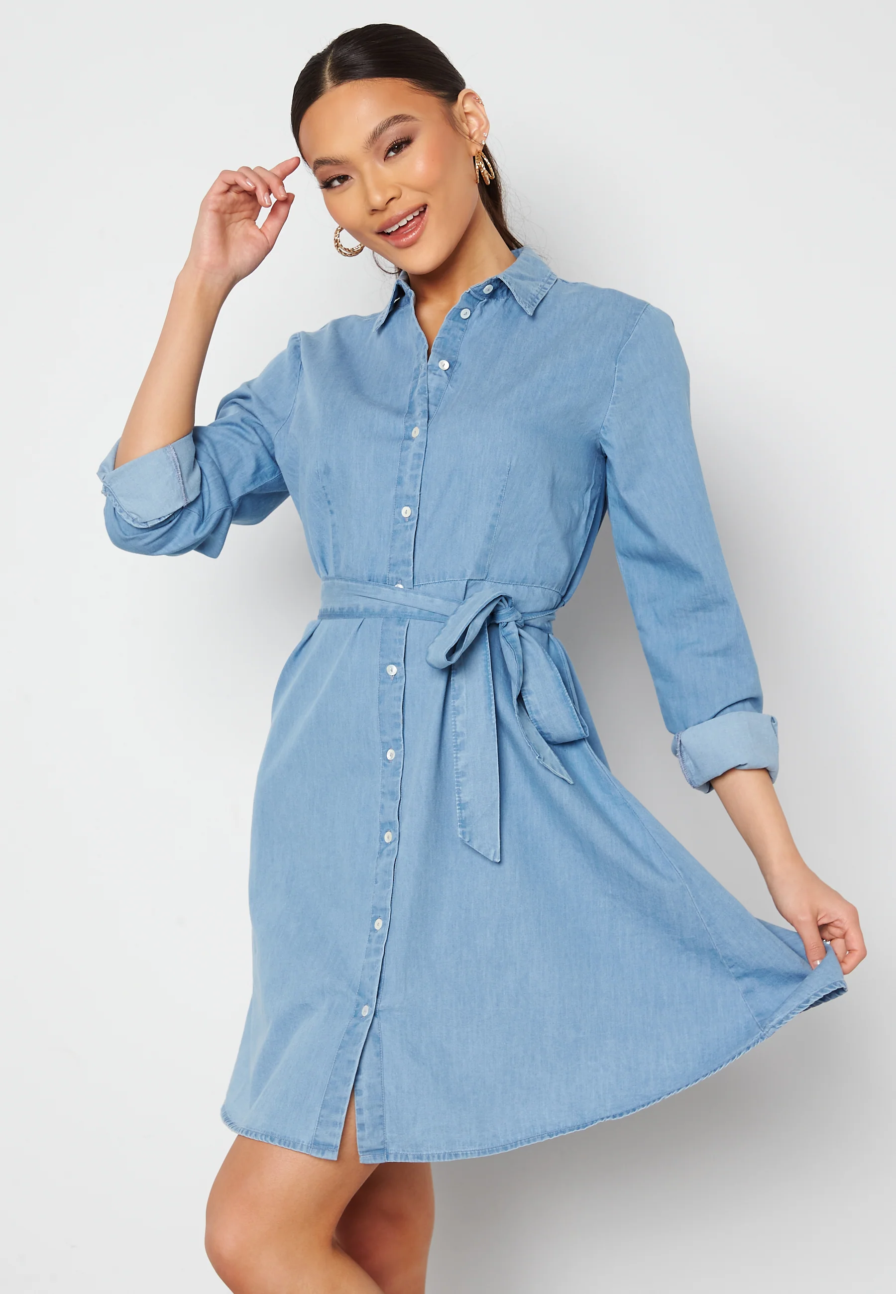 Tammy LS Short Shirt Dress