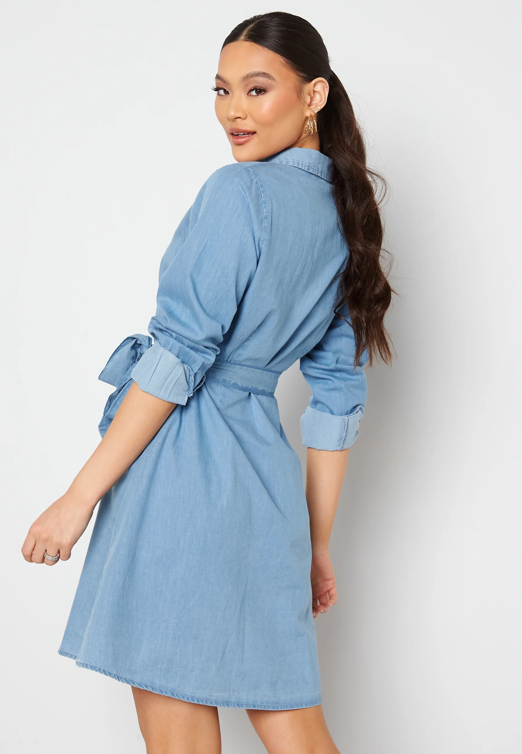 Tammy LS Short Shirt Dress - Image 3
