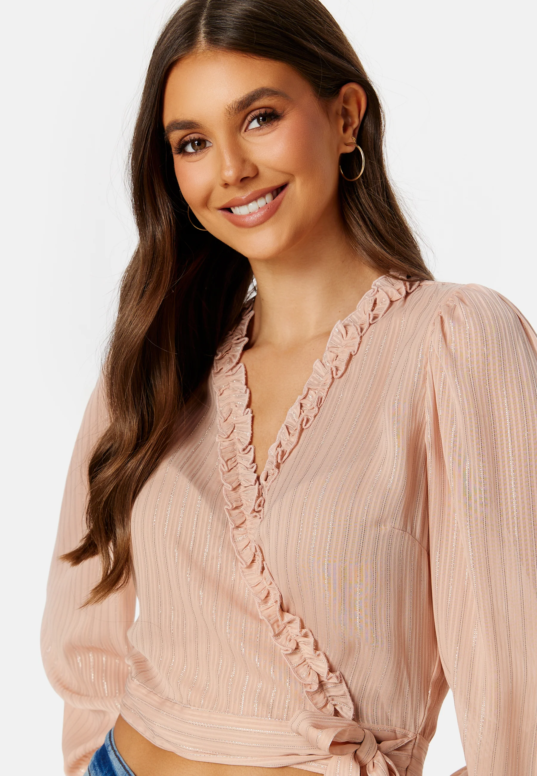 Taylin Frill Wrap Blouse - Image 3