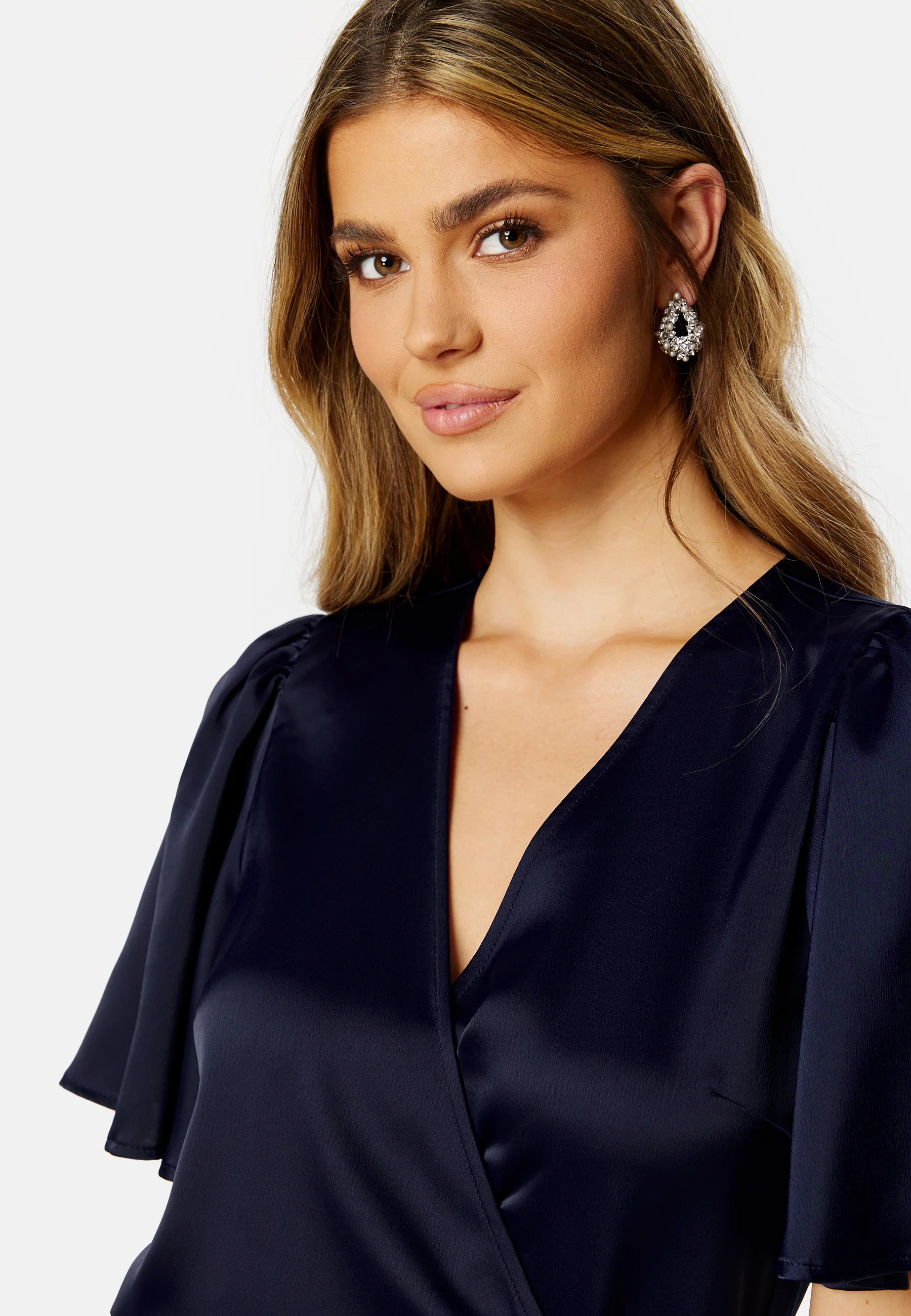 Thea 2/4 Midi Wrap Dress - Image 5