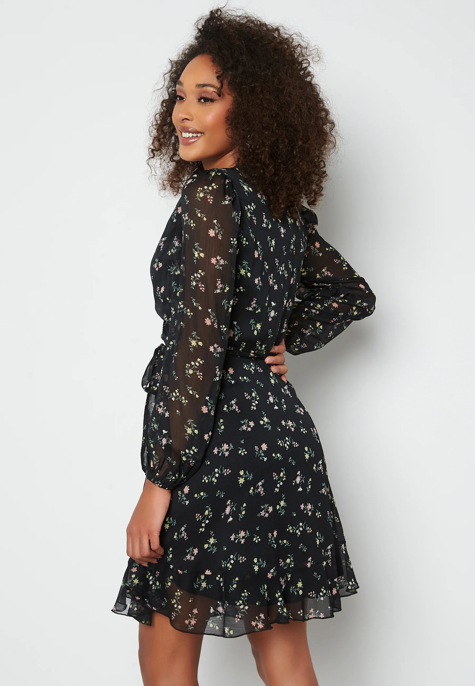 Theia wrap dress - Image 3