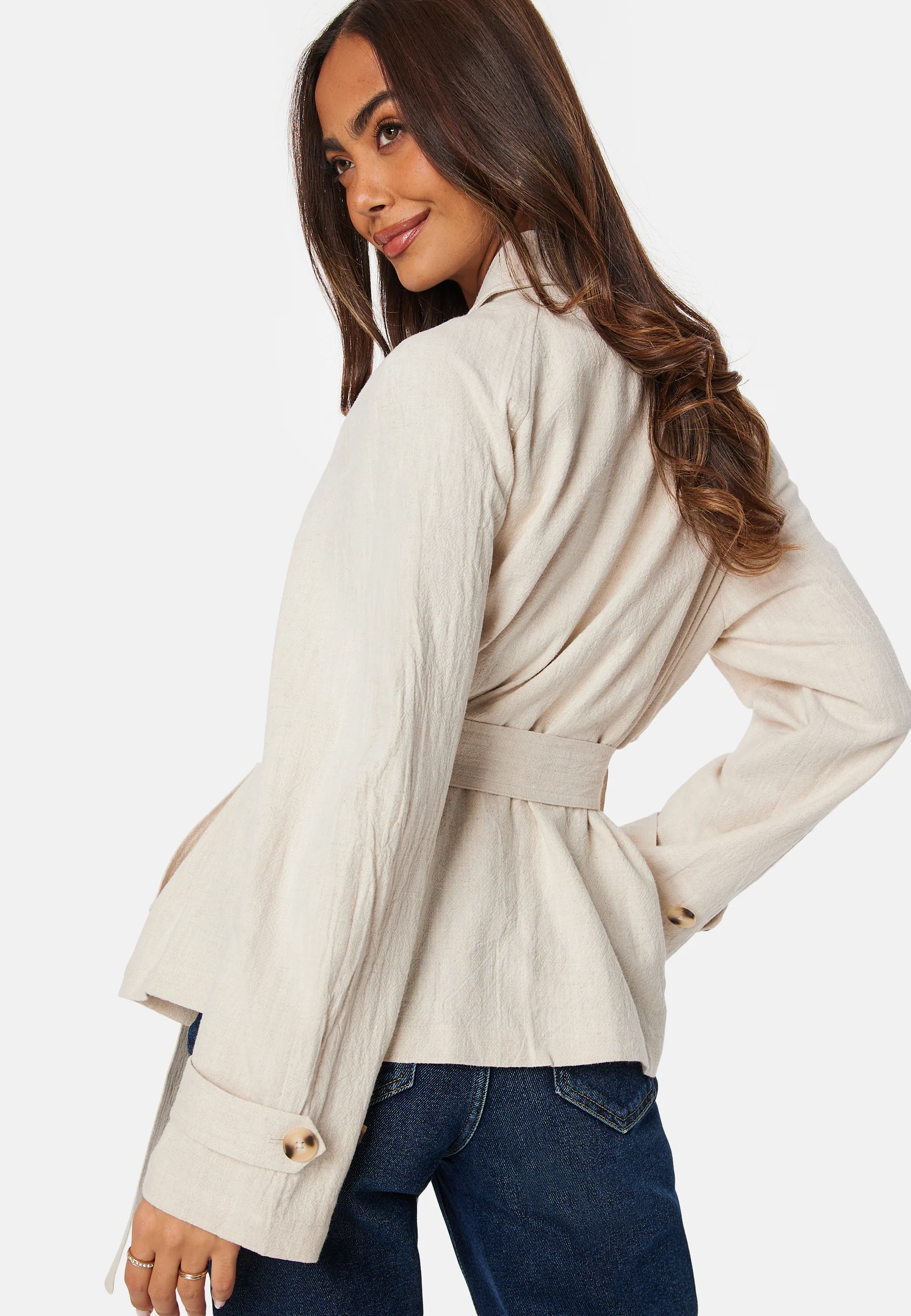 Thelma Linen Trenchcoat - Image 3