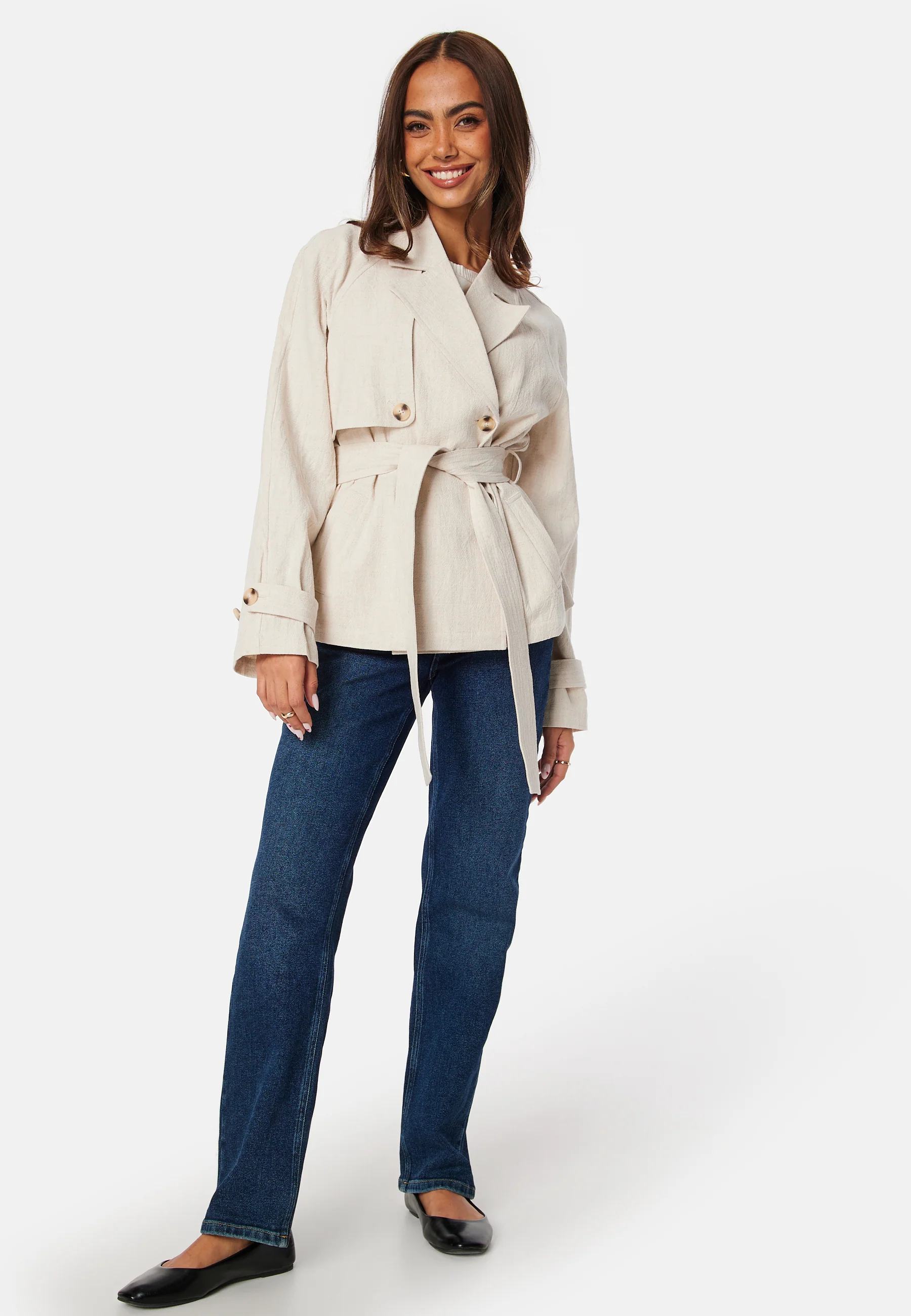 Thelma Linen Trenchcoat - Image 4