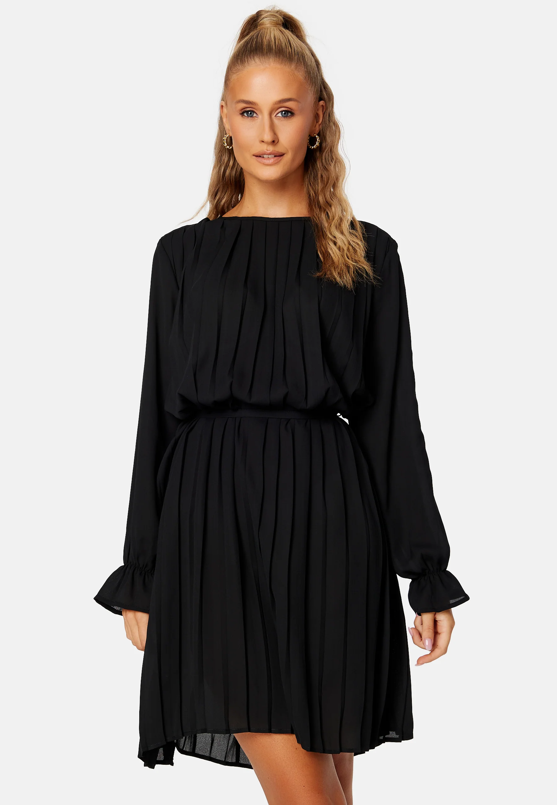 Thilda 3/4 Plisse Dress